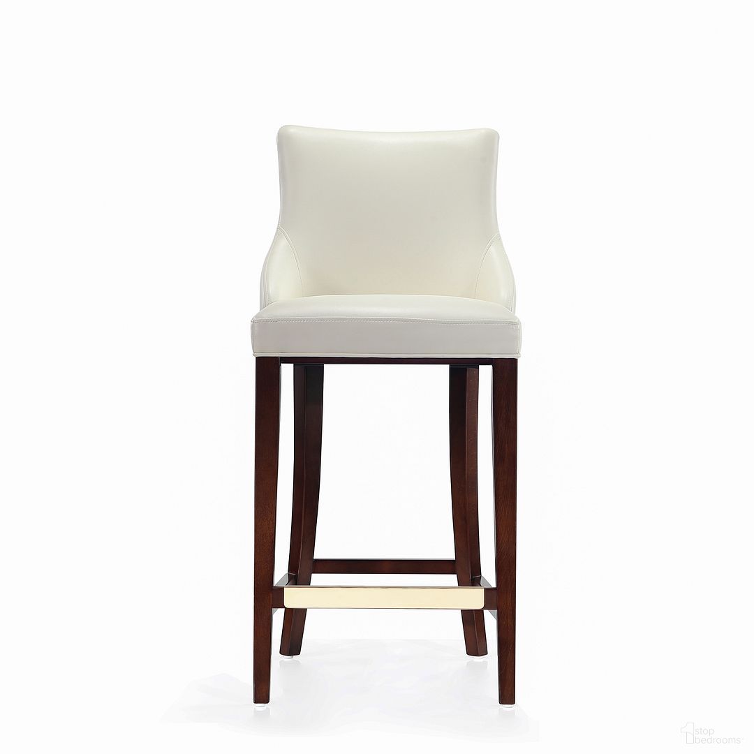 The appearance of Shubert Barstool In Ivory designed by Manhattan Comfort in the modern / contemporary interior design. This ivory piece of furniture was selected by 1StopBedrooms from Shubert Collection to add a touch of cosiness and style into your home. Sku: BS019-IV. Material: Wood.