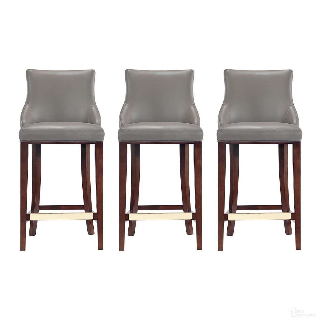 The appearance of Shubert Barstool Set of 3 In Dark Taupe designed by Manhattan Comfort in the modern / contemporary interior design. This dark taupe piece of furniture was selected by 1StopBedrooms from Shubert Collection to add a touch of cosiness and style into your home. Sku: BS019-DT;BS019-DT;BS019-DT. Material: Wood.