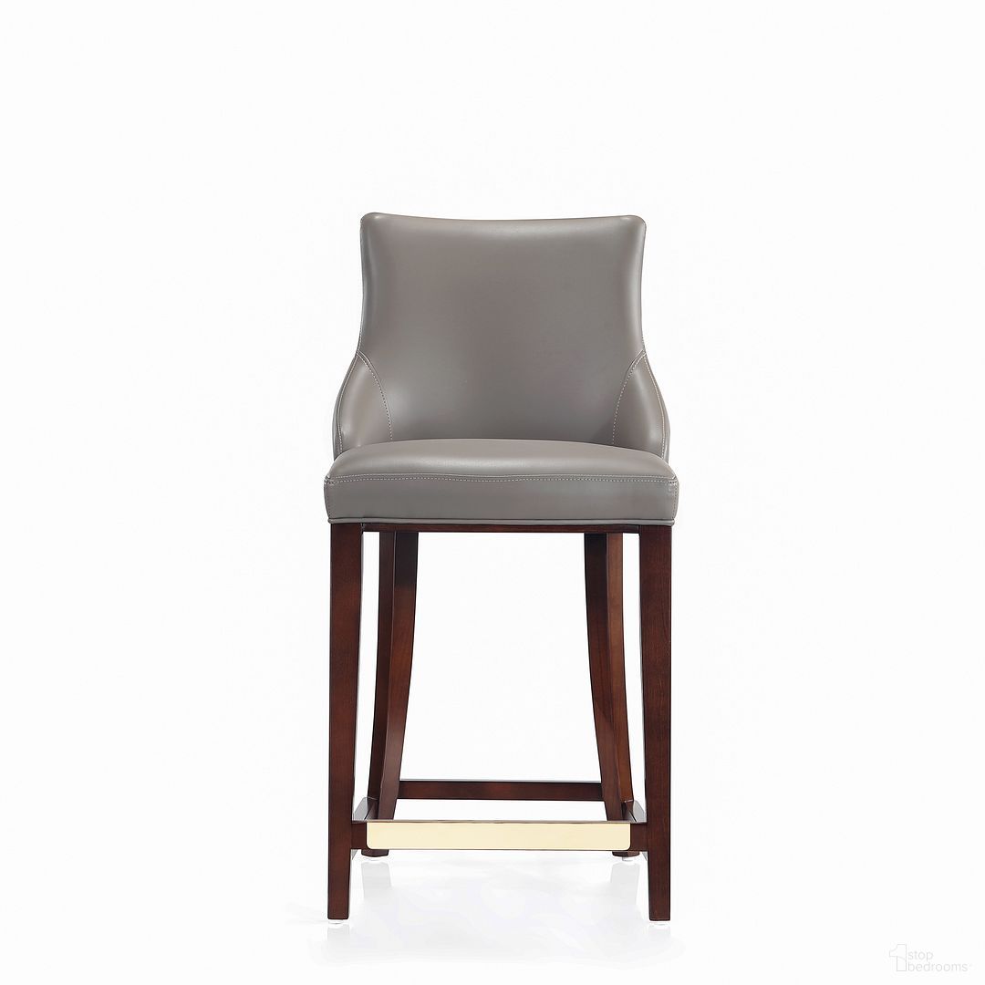 The appearance of Shubert Counter Stool In Dark Taupe designed by Manhattan Comfort in the modern / contemporary interior design. This dark taupe piece of furniture was selected by 1StopBedrooms from Shubert Collection to add a touch of cosiness and style into your home. Sku: CS016-DT. Material: Wood.