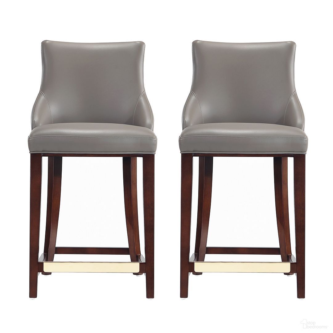 The appearance of Shubert Counter Stool Set of 2 In Dark Taupe designed by Manhattan Comfort in the modern / contemporary interior design. This dark taupe piece of furniture was selected by 1StopBedrooms from Shubert Collection to add a touch of cosiness and style into your home. Sku: CS016-DT;CS016-DT. Material: Wood.