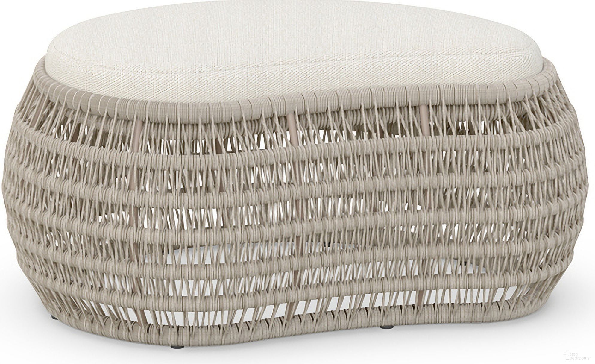 The appearance of Sicily Ottoman with Cushion In Desert and Latte designed by Azzurro Living in the coastal interior design. This desert/latte piece of furniture was selected by 1StopBedrooms from Sicily Collection to add a touch of cosiness and style into your home. Sku: SCL-R25OT-CU. Material: Aluminum.
