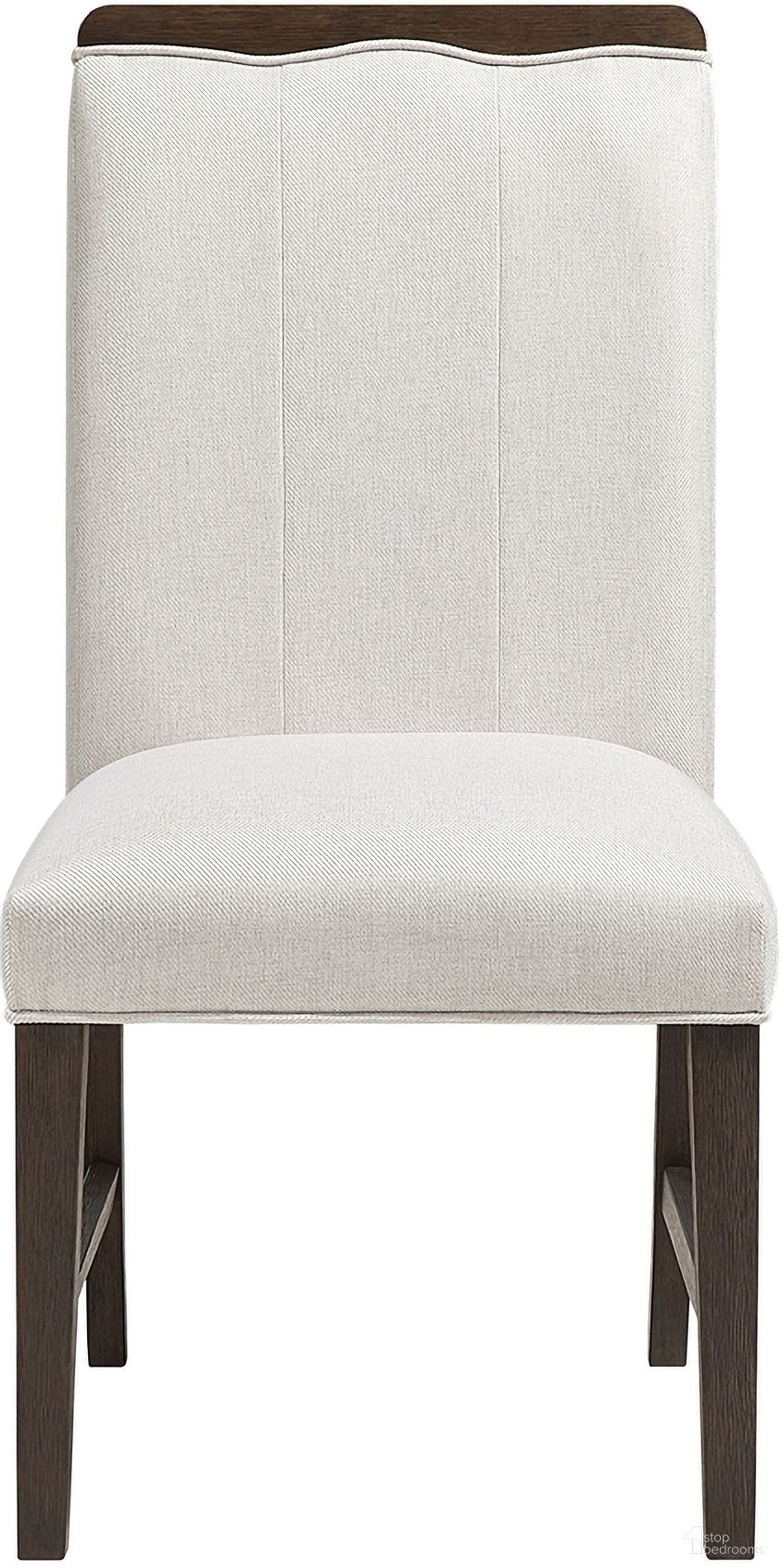 The appearance of Clara Side Chair Set of 2 In Cream designed by Homelegance in the transitional interior design. This cream piece of furniture  was selected by 1StopBedrooms from Clara Collection to add a touch of cosiness and style into your home. Sku: 6066S. Material: Fabric. Chair Type: Side Chair.