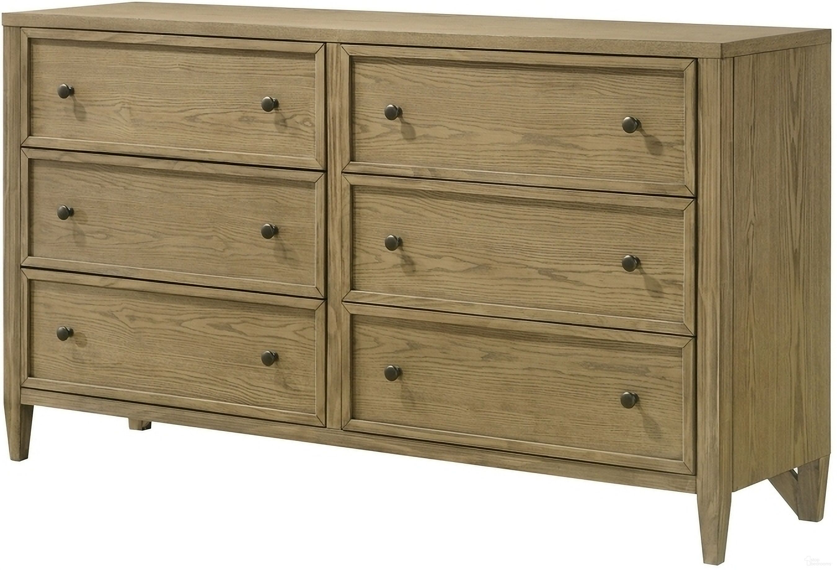 The appearance of Sienna Dresser In Ash designed by Crown Mark in the transitional interior design. This ash piece of furniture  was selected by 1StopBedrooms from Sienna Collection to add a touch of cosiness and style into your home. Sku: B8250-1. Material: MDF.