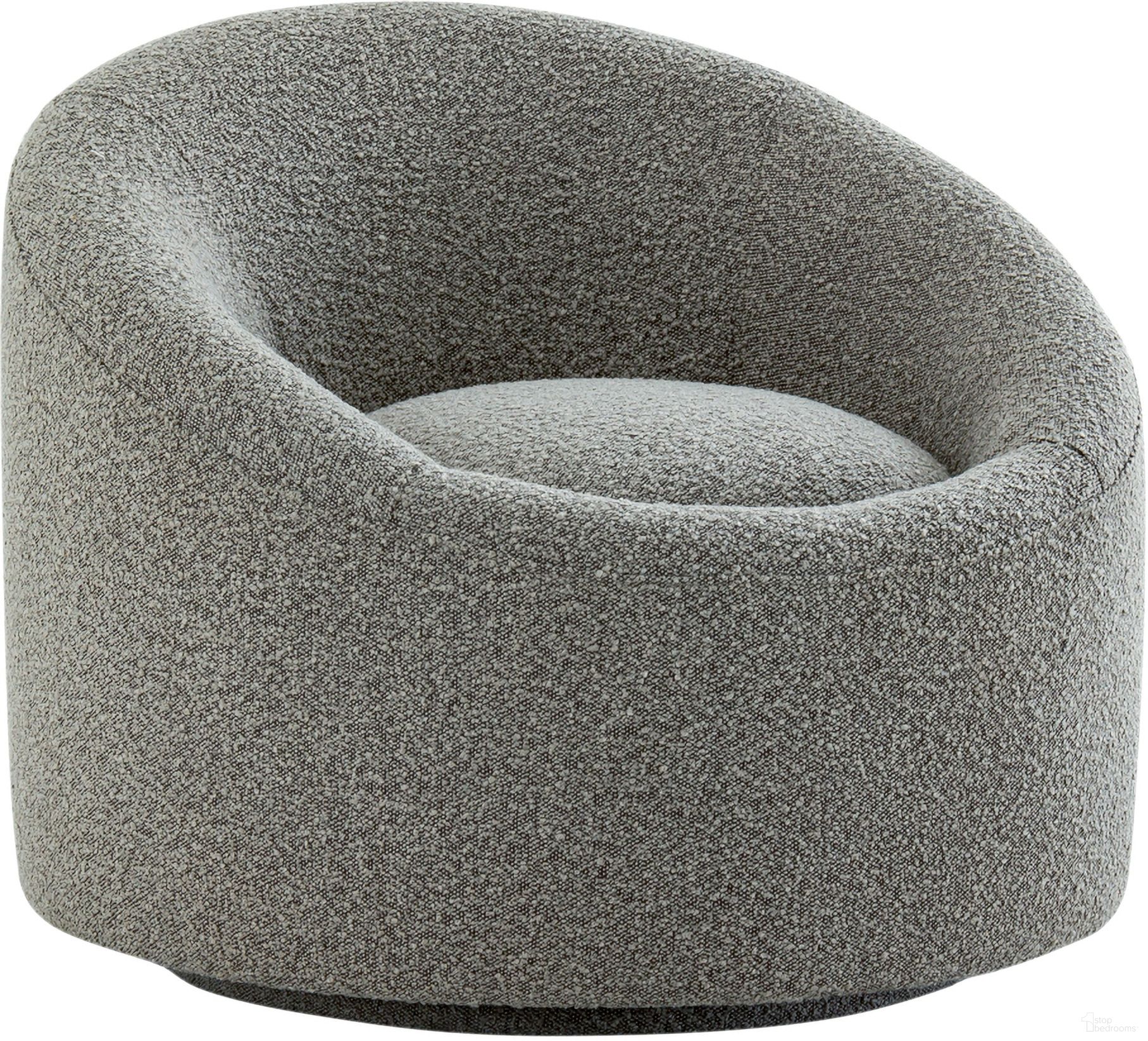 The appearance of Sienna Modern Swivel Base Barrel Chair In Grey designed by Pasargad Home in the modern / contemporary interior design. This grey piece of furniture was selected by 1StopBedrooms from Noho Collection to add a touch of cosiness and style into your home. Sku: PZW-993. Material: Poly.