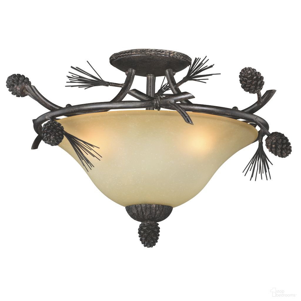 Vaxcel Sierra Semi Flush Ceiling Light