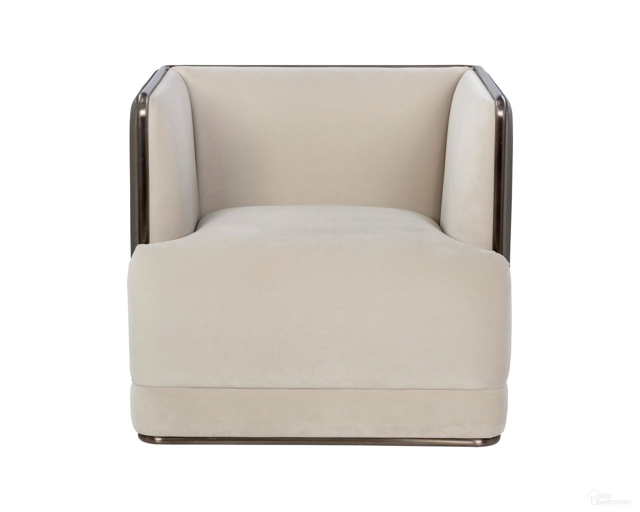 Sierra Armchair In Meg Taupe and Porcini Taupe