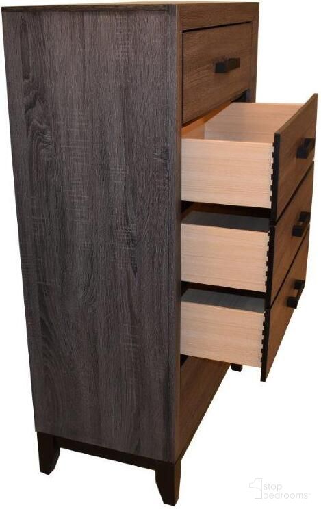 The appearance of Sierra Chest In Gray designed by Galaxy Home Furnishings in the modern / contemporary interior design. This gray piece of furniture was selected by 1StopBedrooms from Sierra Collection to add a touch of cosiness and style into your home. Sku: 808857594679. Material: Wood.