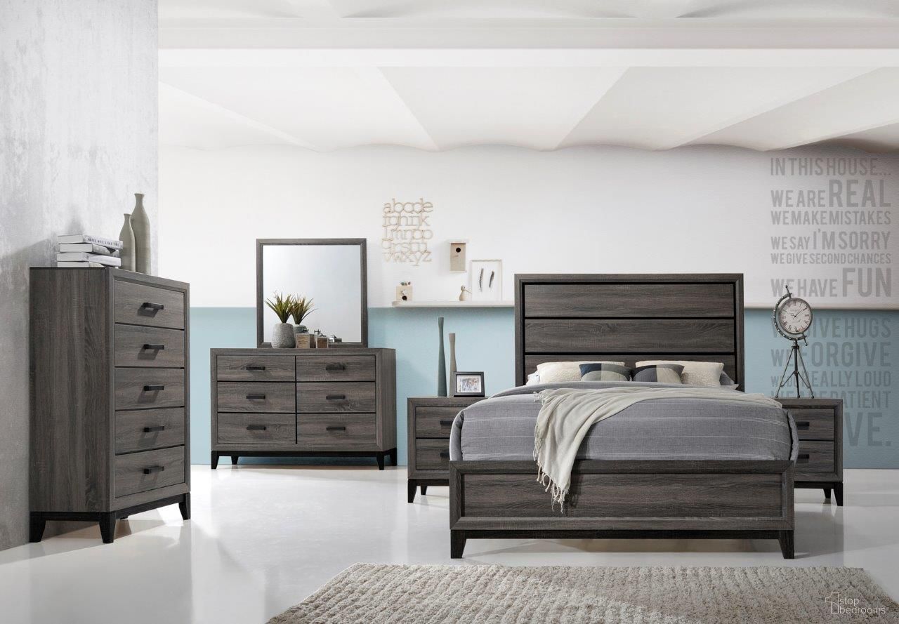 The appearance of Sierra Full Bed In Gray designed by Galaxy Home Furnishings in the modern / contemporary interior design. This gray piece of furniture  was selected by 1StopBedrooms from Sierra Collection to add a touch of cosiness and style into your home. Sku: 808857588913-1;808857588913-2. Bed Type: Panel Bed. Material: Wood. Bed Size: Full.