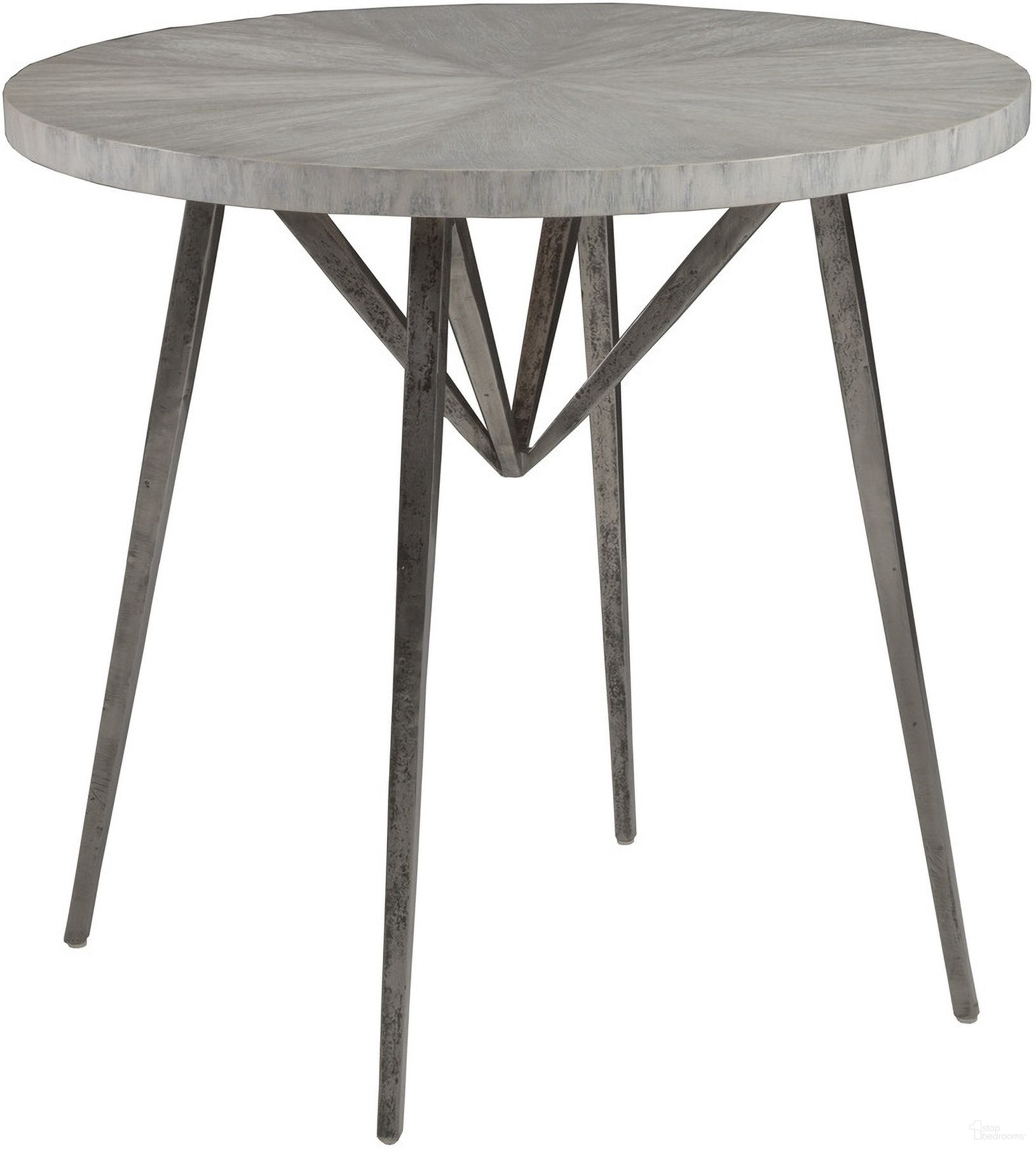 The appearance of Signature Designs Alfie Round End Table In Cream White designed by Artistica Home in the modern / contemporary interior design. This cream white piece of furniture  was selected by 1StopBedrooms from Signature Designs Collection to add a touch of cosiness and style into your home. Sku: 2154-953. Material: Metal.