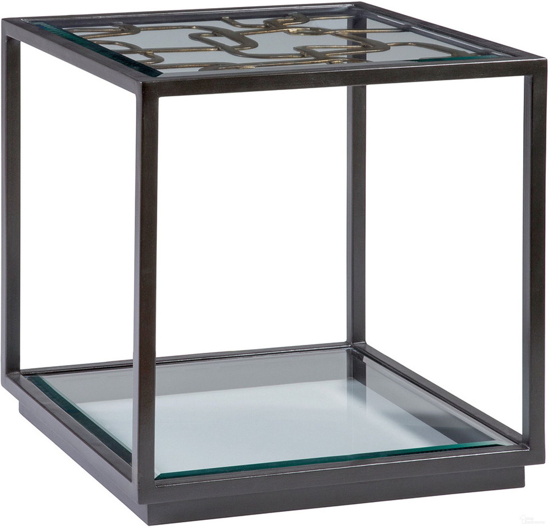 Signature Designs Moxie Square End Table In Ebony