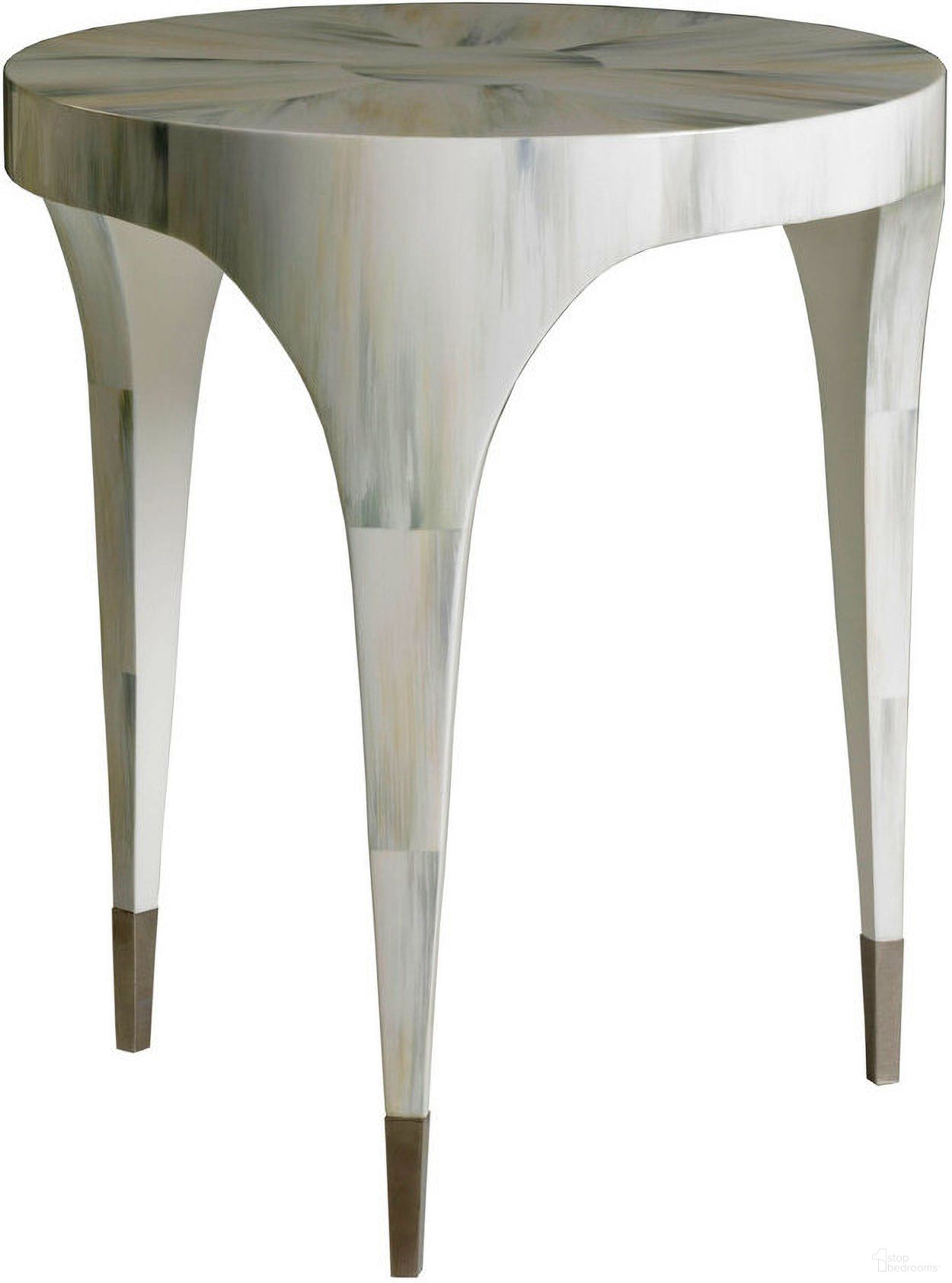 The appearance of Signature Designs Bello Round Spot Table In Cream White designed by Artistica Home in the modern / contemporary interior design. This cream white piece of furniture  was selected by 1StopBedrooms from Signature Designs Collection to add a touch of cosiness and style into your home. Sku: 2243-950. Material: Other.