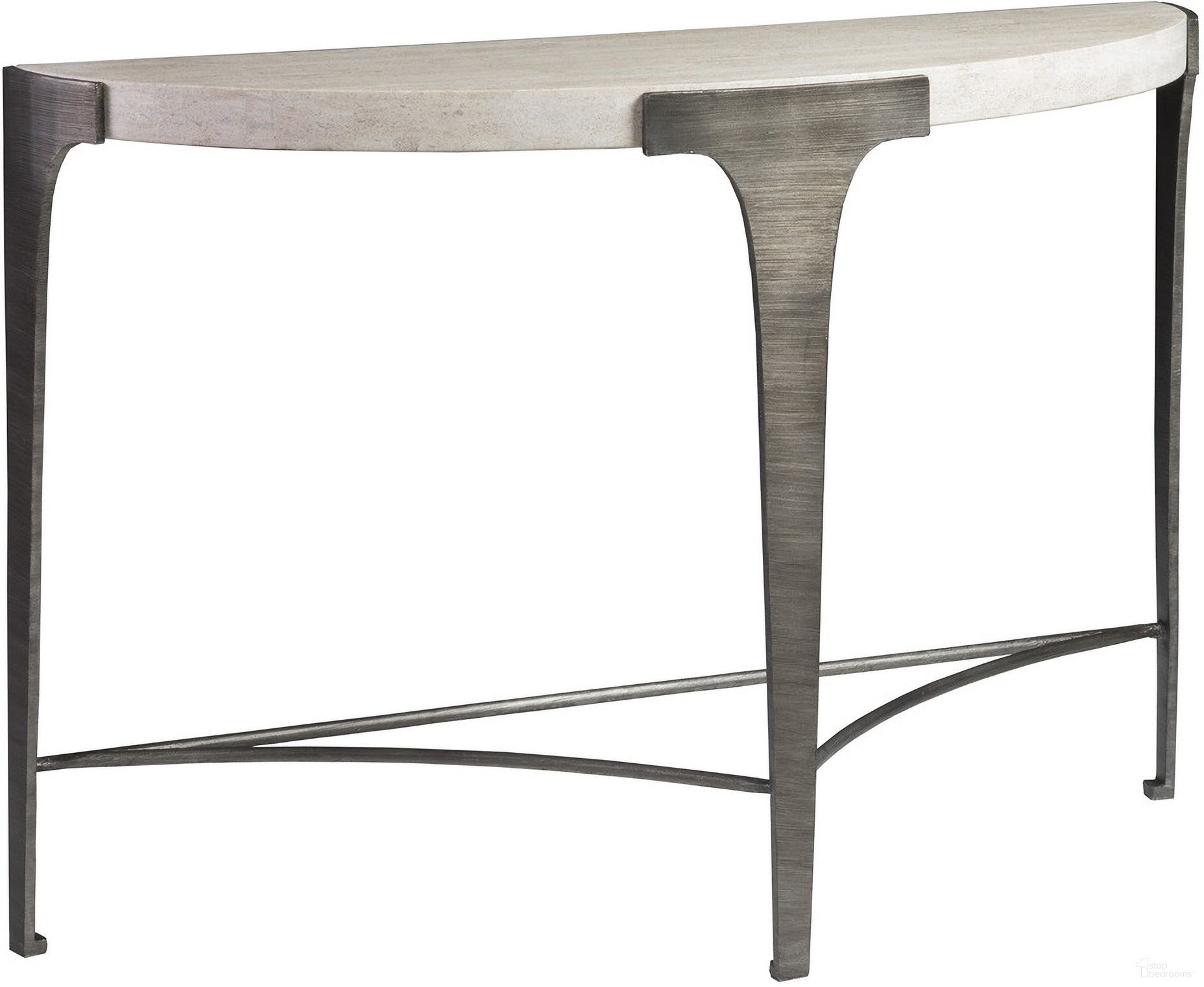The appearance of Signature Designs Cachet Console In Silver Leaf designed by Artistica Home in the modern / contemporary interior design. This silver leaf piece of furniture was selected by 1StopBedrooms from Signature Designs Collection to add a touch of cosiness and style into your home. Sku: 2271-966. Material: Metal.