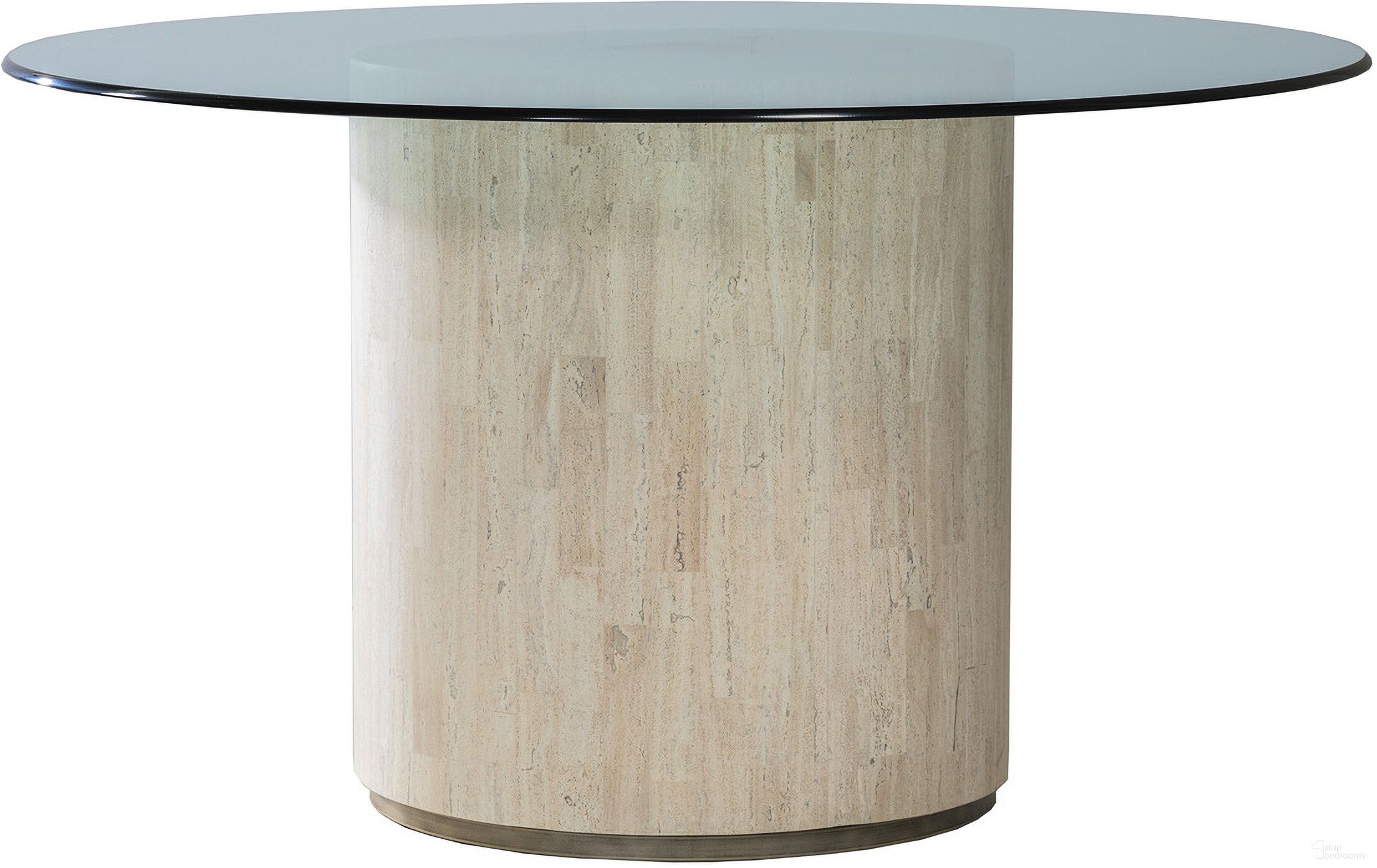 The appearance of Signature Designs Cassio Round Dining Table In Cream White designed by Artistica Home in the modern / contemporary interior design. This cream white piece of furniture  was selected by 1StopBedrooms from Signature Designs Collection to add a touch of cosiness and style into your home. Sku: 2317-870-60C. Table Base Style: Pedestal. Table Top Shape: Round. Material: Stone. Size: 60".