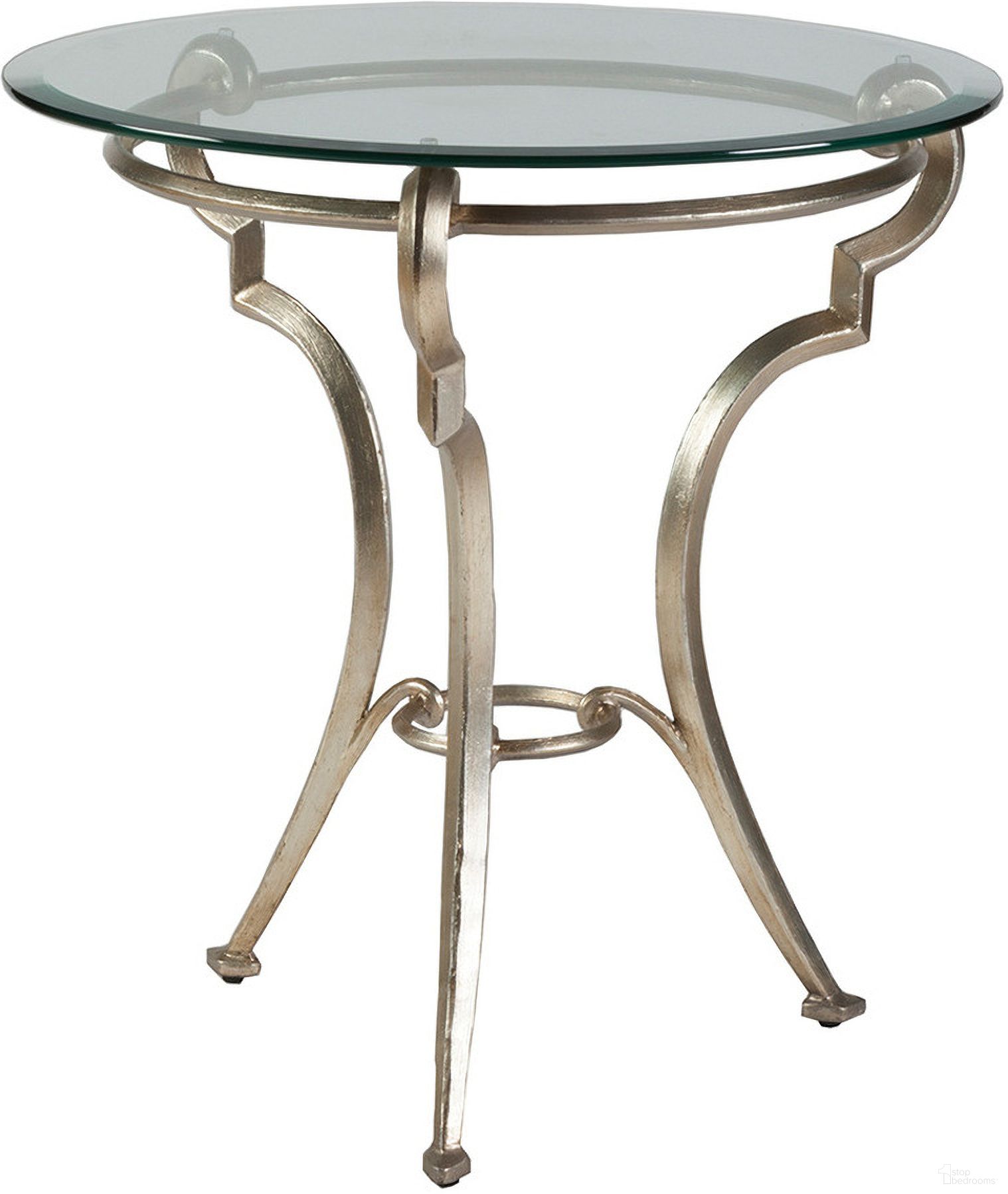 The appearance of Signature Designs Colette Round End Table In Champagne designed by Artistica Home in the modern / contemporary interior design. This champagne piece of furniture  was selected by 1StopBedrooms from Signature Designs Collection to add a touch of cosiness and style into your home. Sku: 2022-950C. Material: Metal.