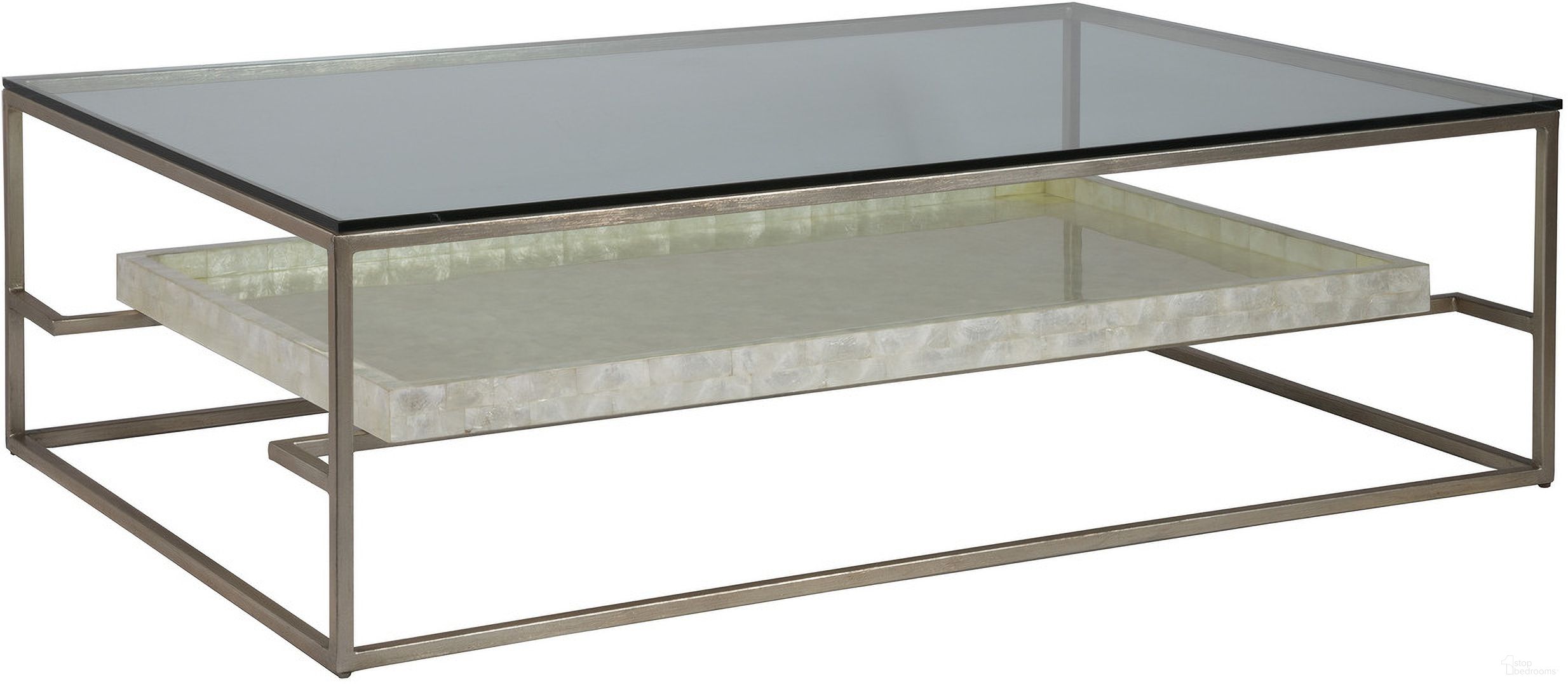 The appearance of Signature Designs Cumulus Capiz Large Rectangular Cocktail Table In Champagne designed by Artistica Home in the modern / contemporary interior design. This champagne piece of furniture was selected by 1StopBedrooms from Signature Designs Collection to add a touch of cosiness and style into your home. Sku: 2156-949C. Material: Metal.