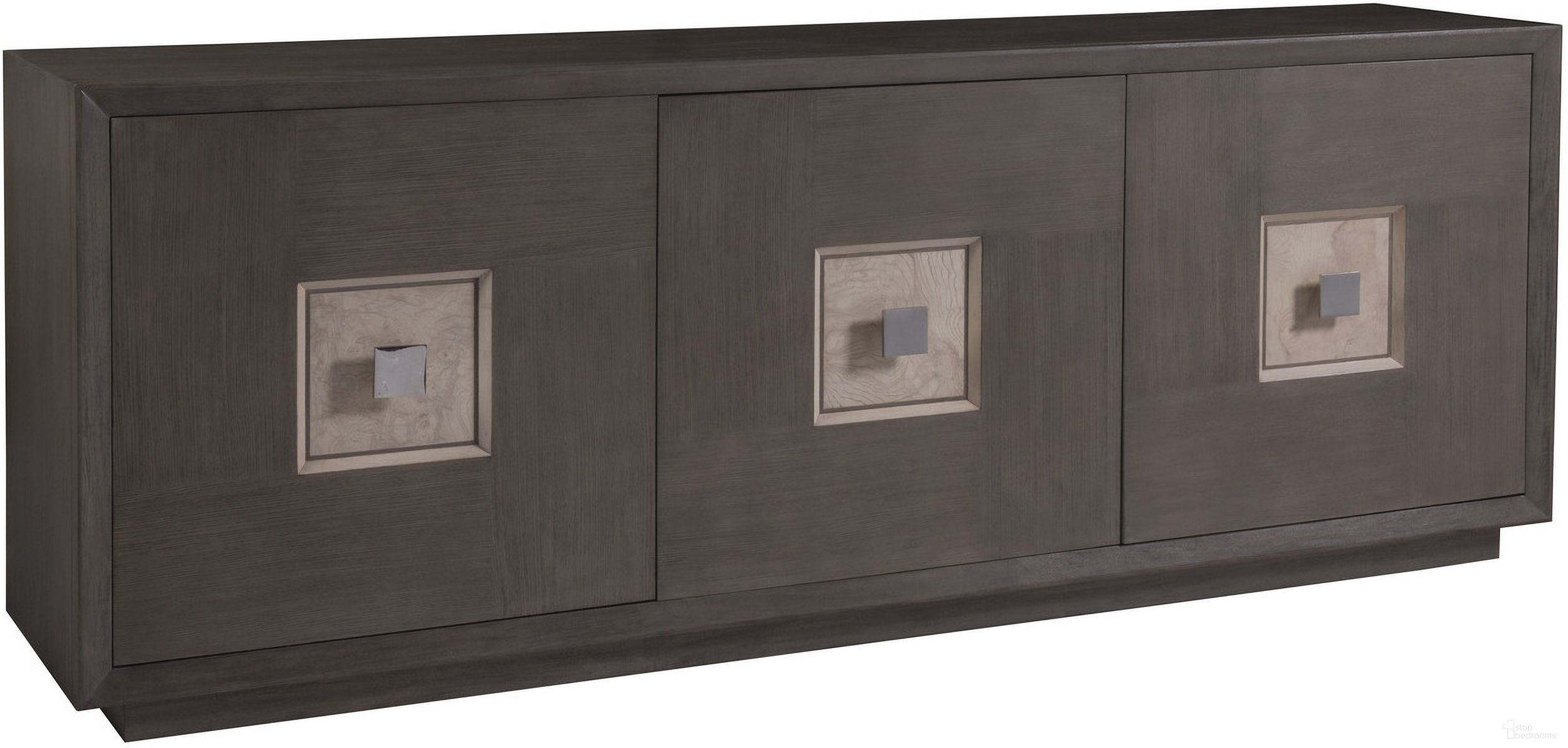 Signature Designs Mercury Large Media Console In Gray Brown