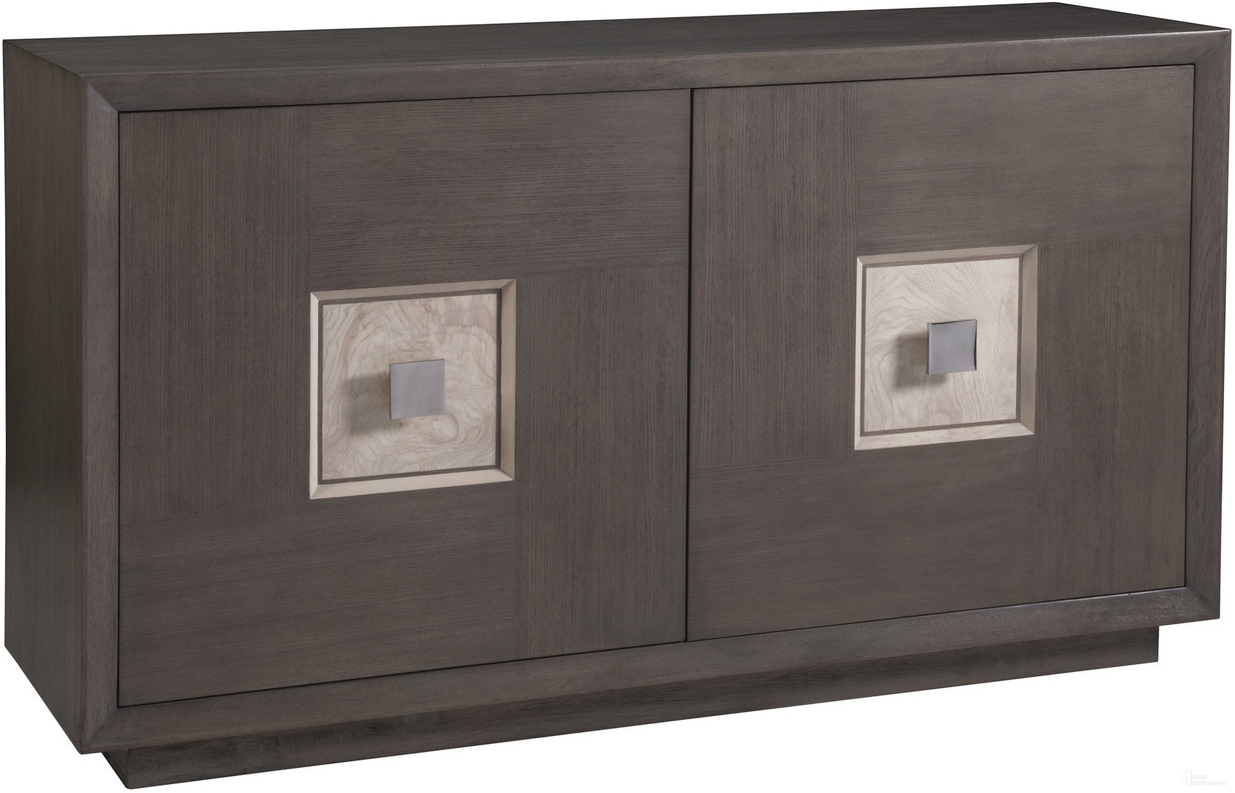 Signature Designs Mercury Media Console In Gray Brown