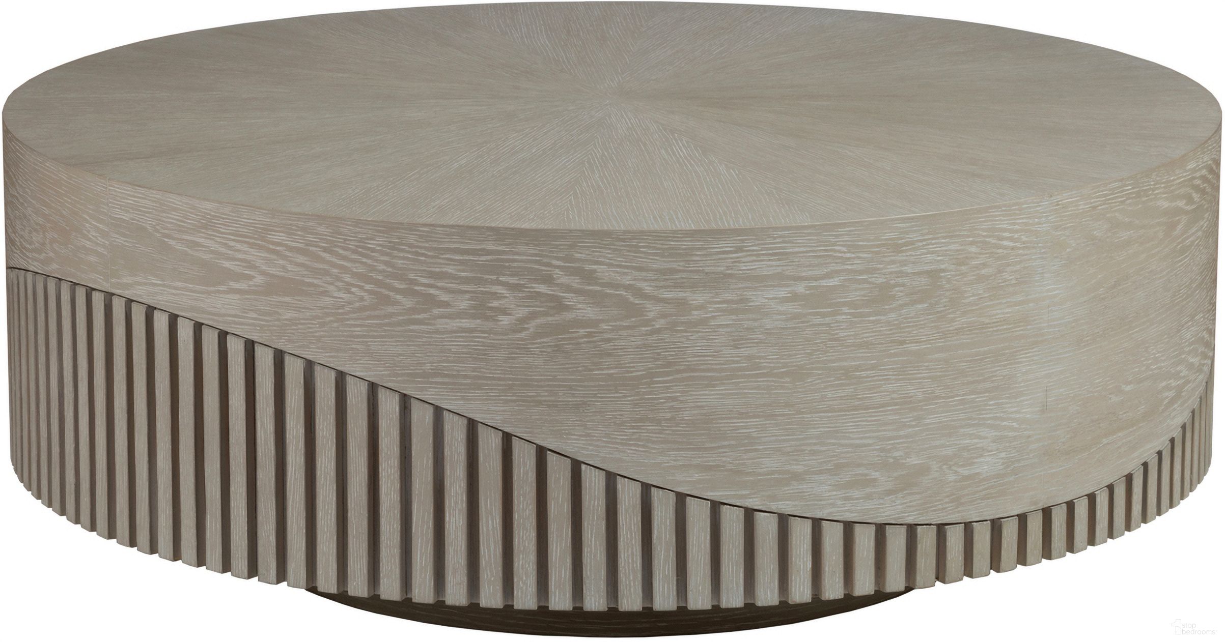 Signature Designs Daybreak Round Cocktail Table In Taupe