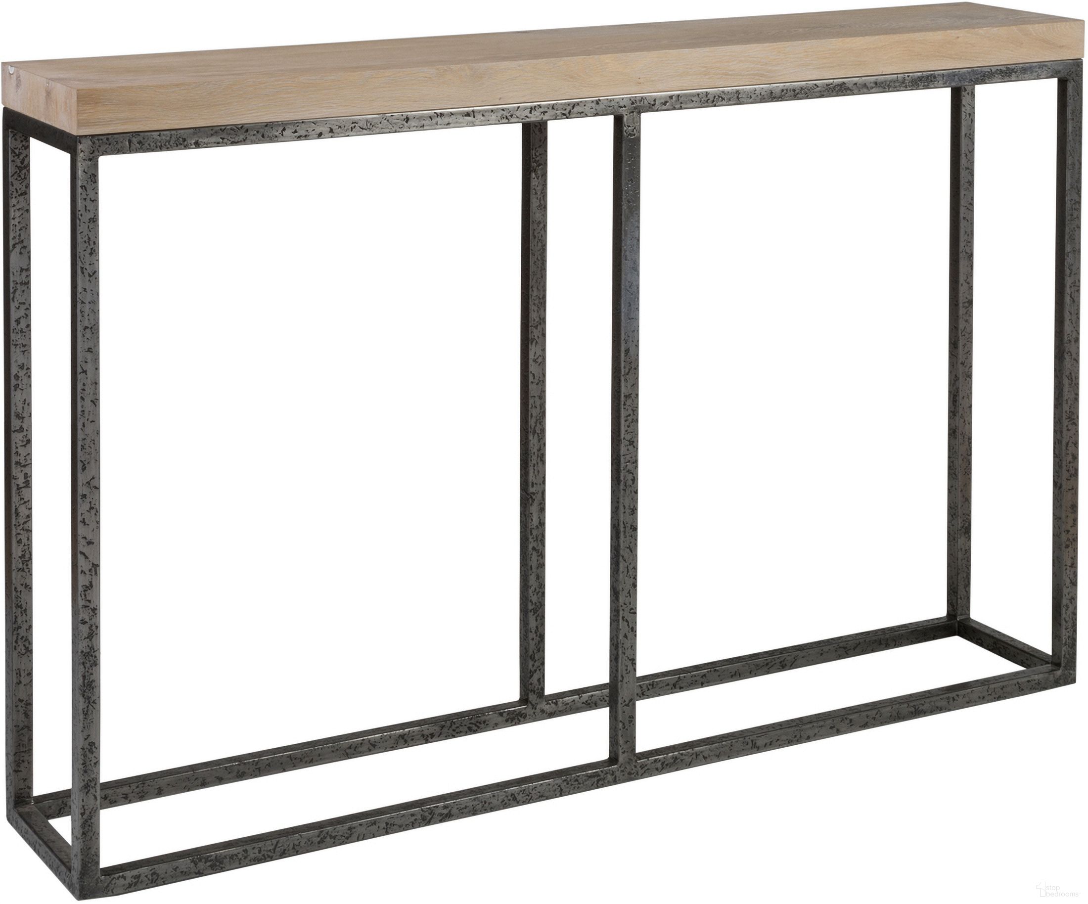 The appearance of Signature Designs Foray Console In Ebony designed by Artistica Home in the modern / contemporary interior design. This ebony piece of furniture  was selected by 1StopBedrooms from Signature Designs Collection to add a touch of cosiness and style into your home. Sku: 2210-966. Material: Metal.