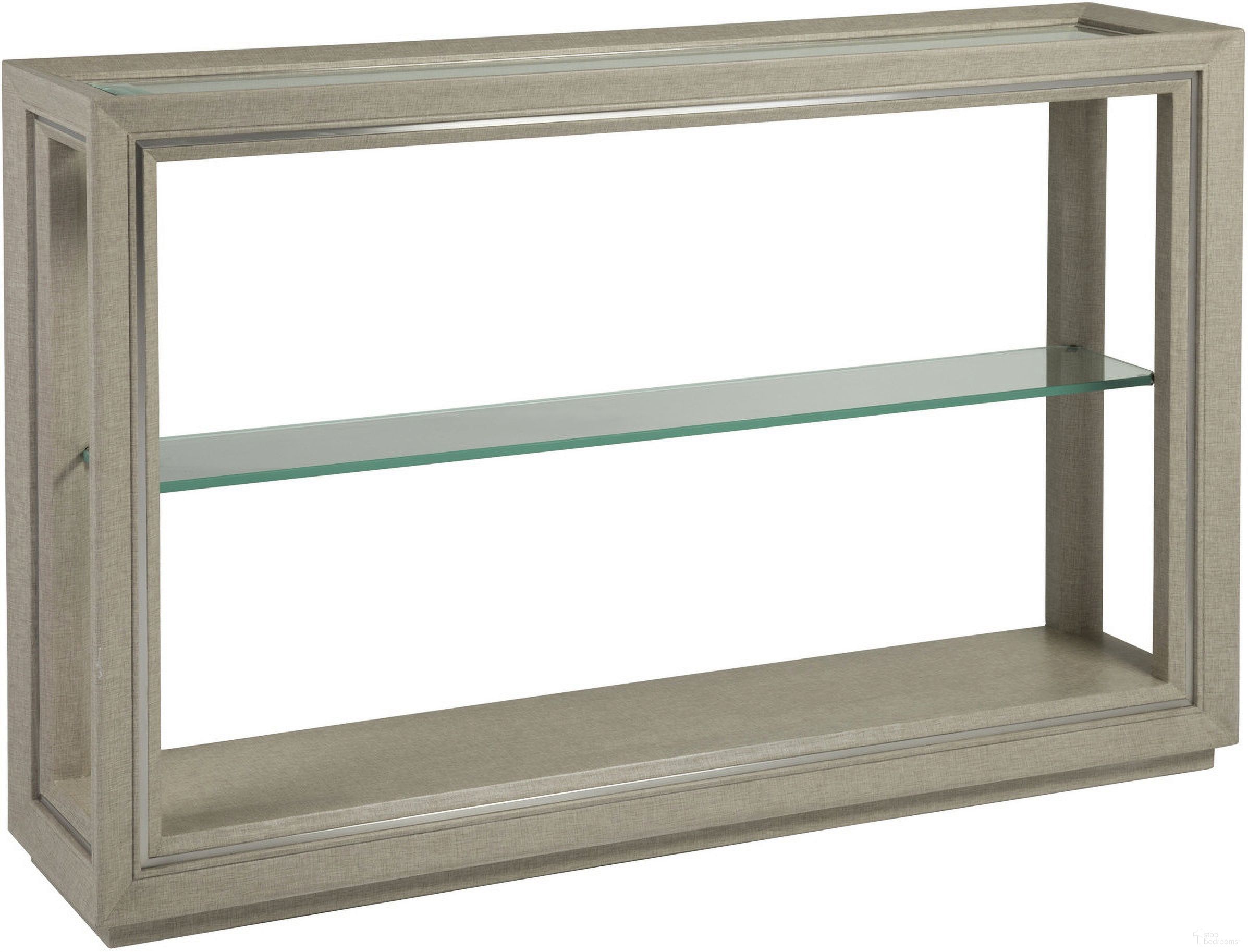 The appearance of Signature Designs Zeitgeist Console In Antique Linen designed by Artistica Home in the modern / contemporary interior design. This antique linen piece of furniture  was selected by 1StopBedrooms from Signature Designs Collection to add a touch of cosiness and style into your home. Sku: 2141-966. Material: Wood.