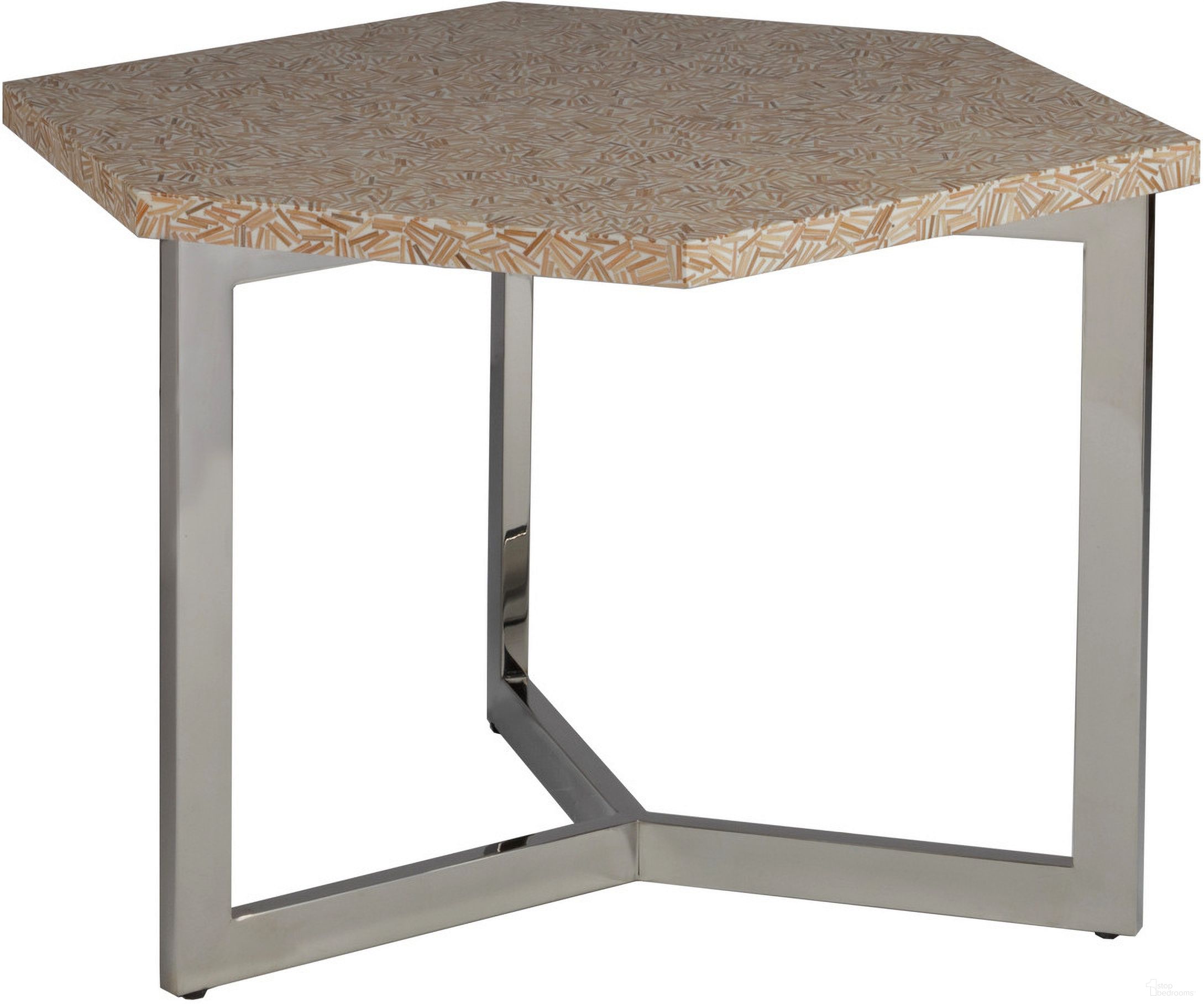 The appearance of Signature Designs Inamorata Hexagonal Cluster Bunching Table In Stainless Steel designed by Artistica Home in the modern / contemporary interior design. This stainless steel piece of furniture was selected by 1StopBedrooms from Signature Designs Collection to add a touch of cosiness and style into your home. Sku: 2163-952. Material: Metal.