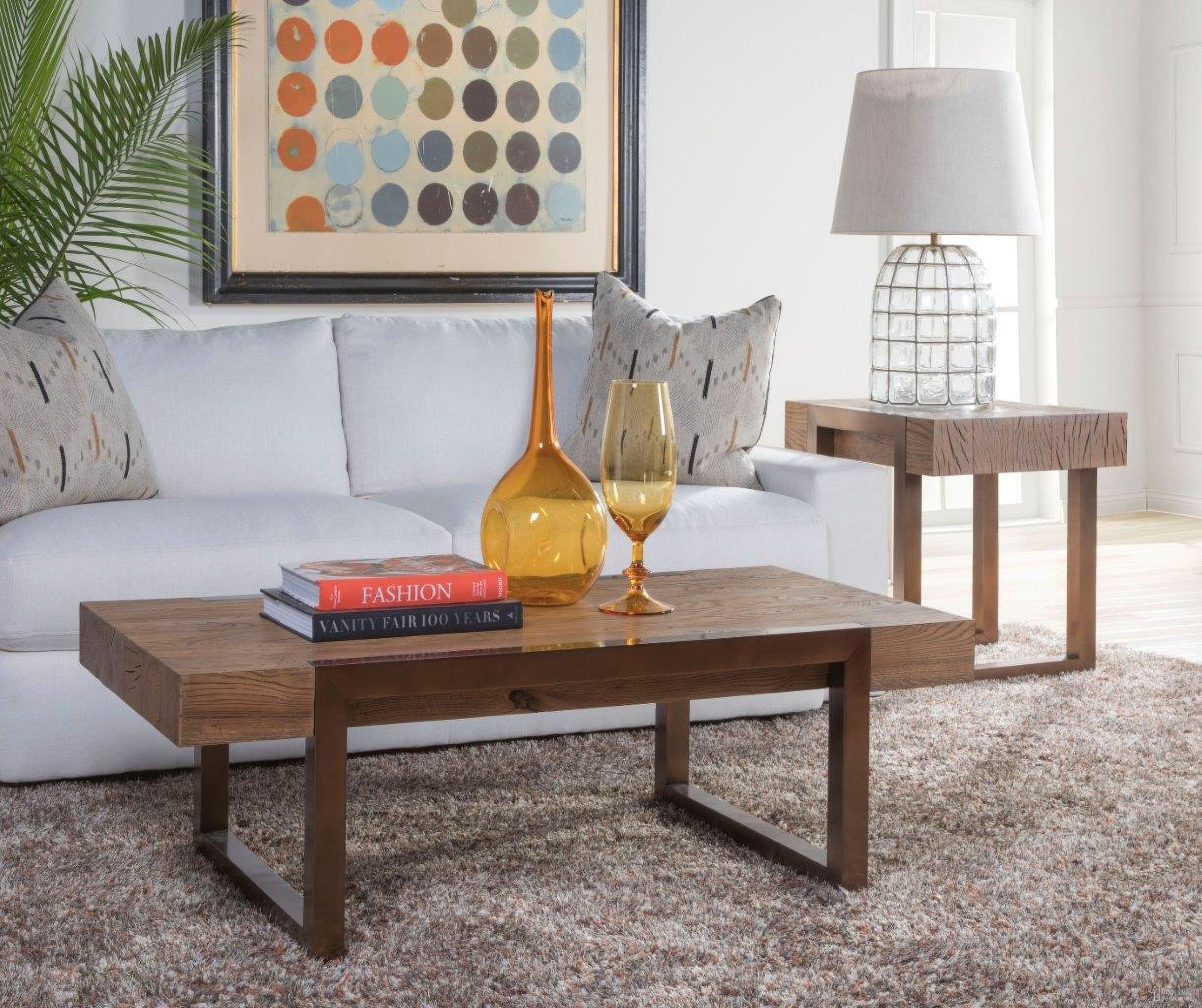 The appearance of Signature Designs Medium Brown Canto Rectangular Occasional Table Set designed by Artistica Home in the transitional interior design. This medium brown piece of furniture was selected by 1StopBedrooms from Signature Designs Collection to add a touch of cosiness and style into your home. Sku: 2241-945;2241-955. Material: Metal.