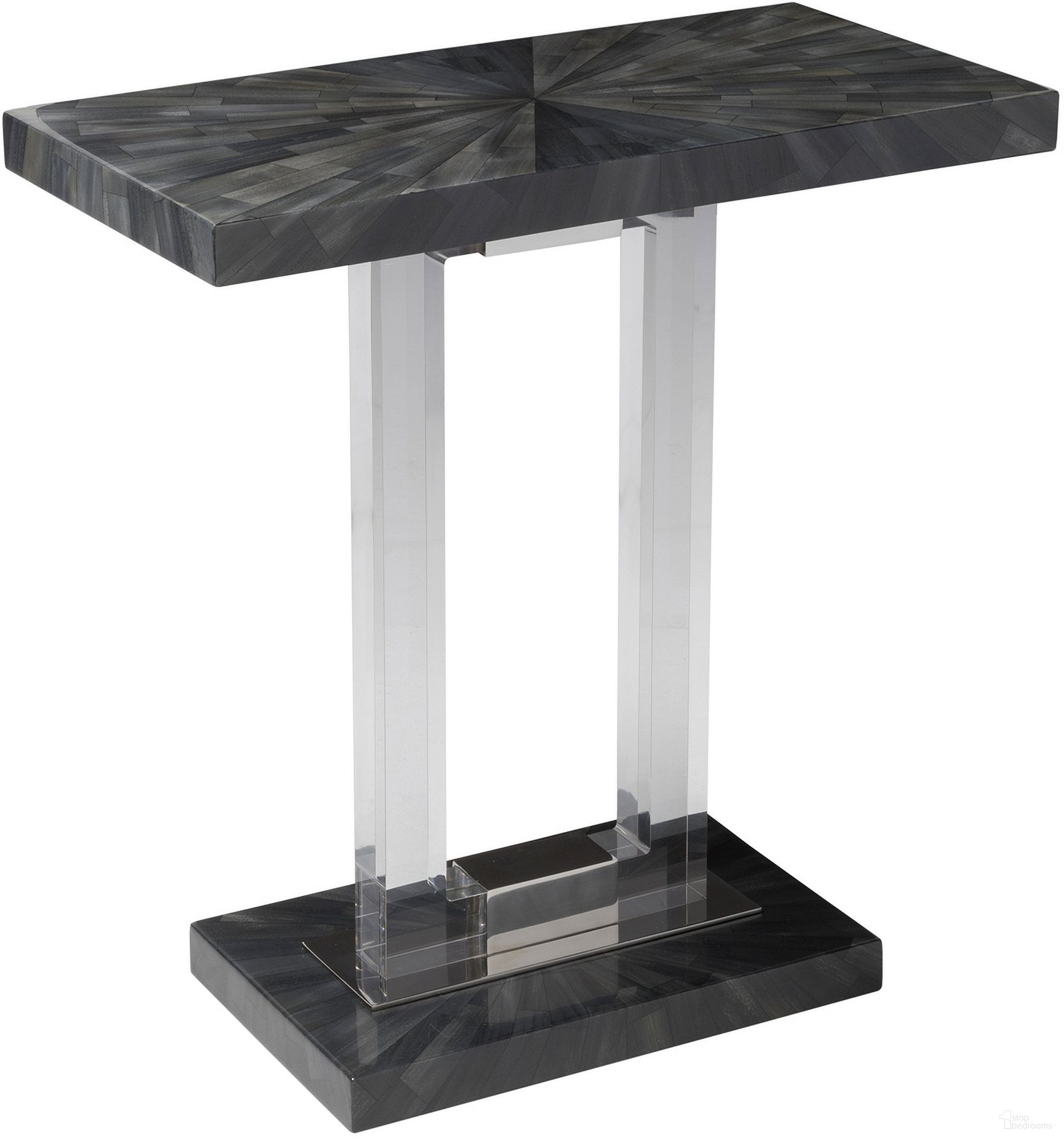 The appearance of Signature Designs Litmus Rectangular Spot Table In Dark Brown designed by Artistica Home in the modern / contemporary interior design. This dark brown piece of furniture was selected by 1StopBedrooms from Signature Designs Collection to add a touch of cosiness and style into your home. Sku: 2207-950. Material: Wood.