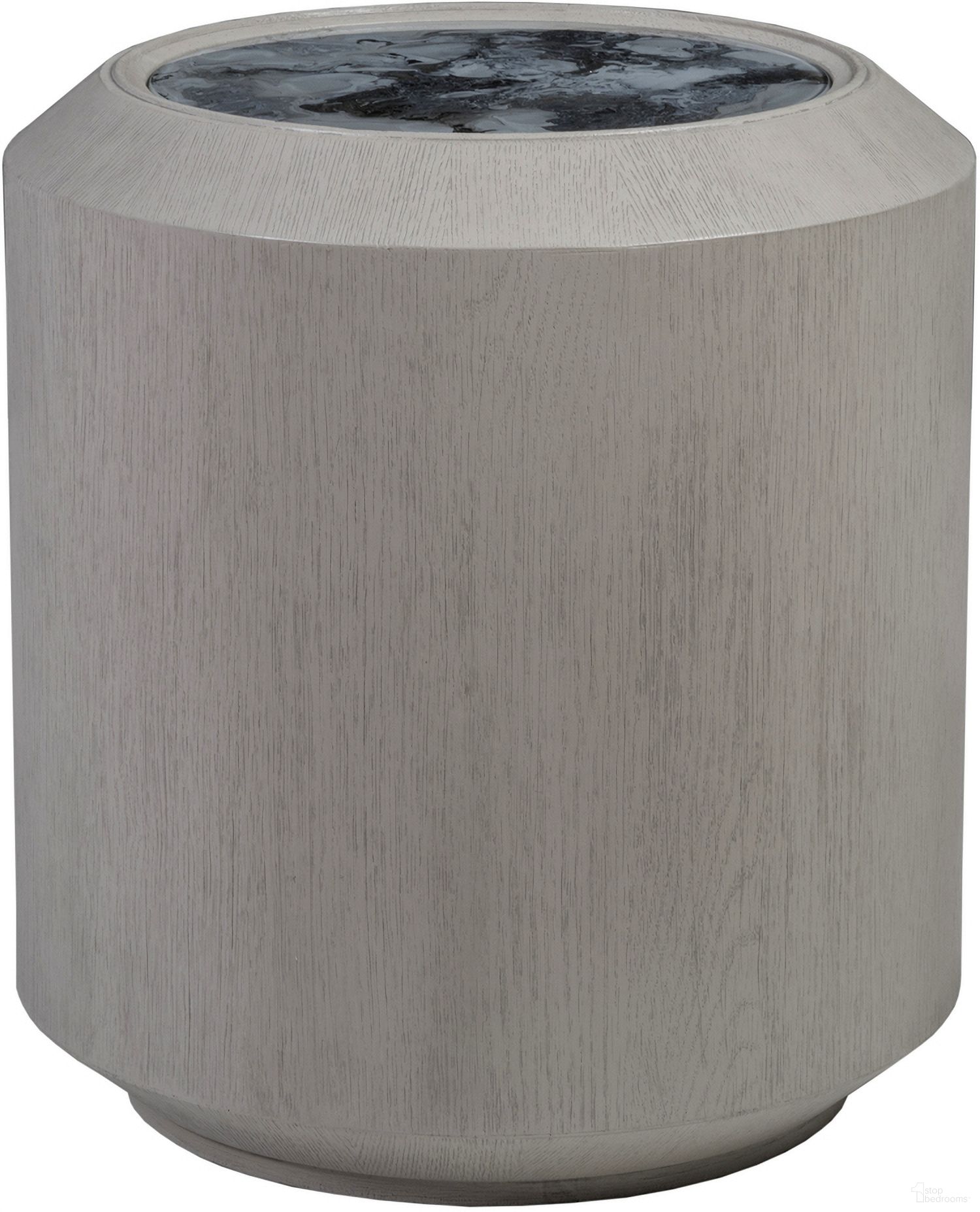 The appearance of Signature Designs Metaphor Round End Table In Light Gray designed by Artistica Home in the modern / contemporary interior design. This light gray piece of furniture was selected by 1StopBedrooms from Signature Designs Collection to add a touch of cosiness and style into your home. Sku: 2208-955C. Material: Wood.