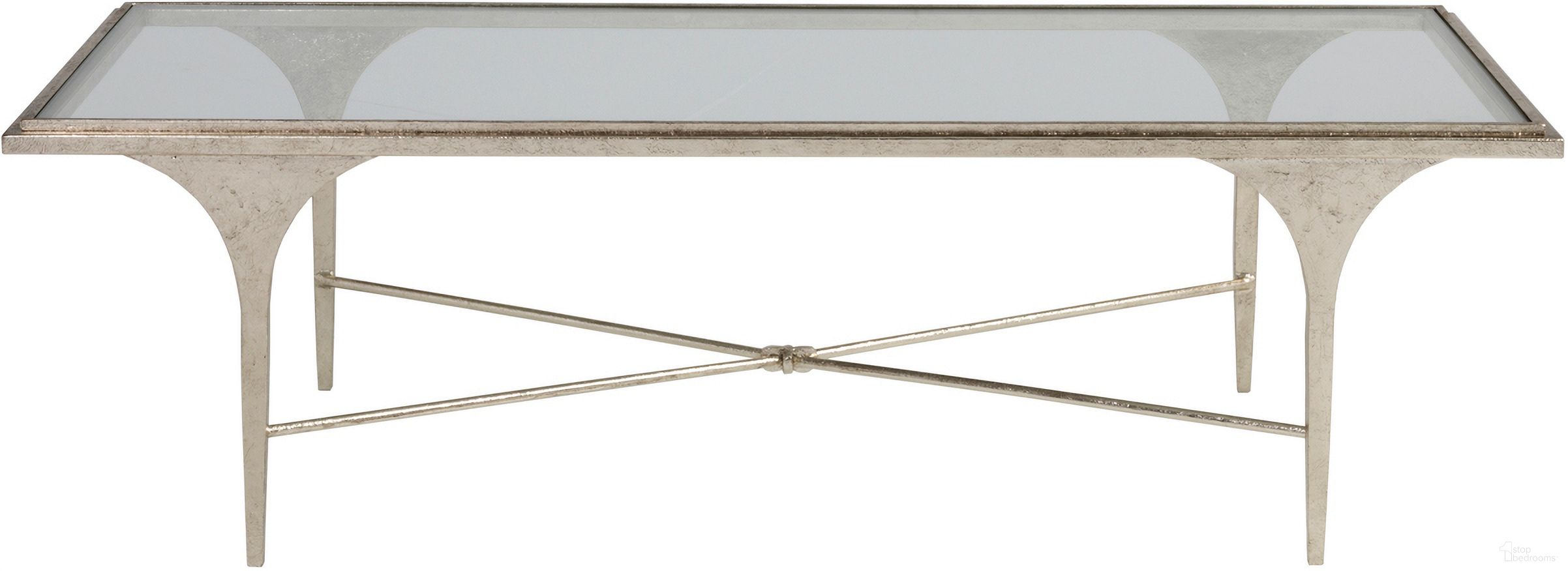 The appearance of Signature Designs Porto Rectangular Cocktail Table In Champagne designed by Artistica Home in the transitional interior design. This champagne piece of furniture was selected by 1StopBedrooms from Signature Designs Collection to add a touch of cosiness and style into your home. Sku: 2361-945. Material: Iron.