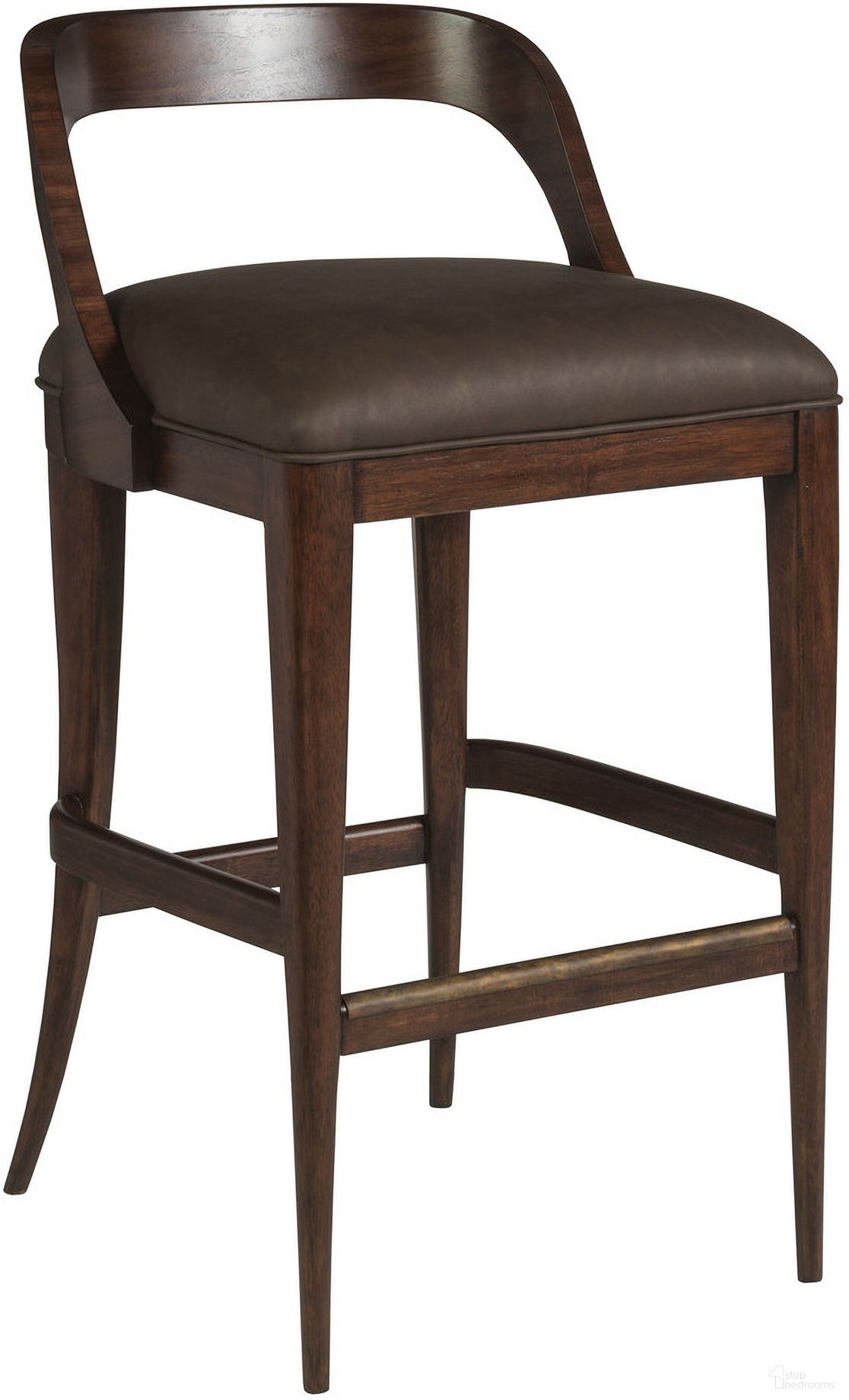 The appearance of Signature Designs Beale Low Back Barstool In Warm Brown designed by Artistica Home in the transitional interior design. This warm brown piece of furniture was selected by 1StopBedrooms from Signature Designs Collection to add a touch of cosiness and style into your home. Sku: 2104-896-01. Material: Wood.
