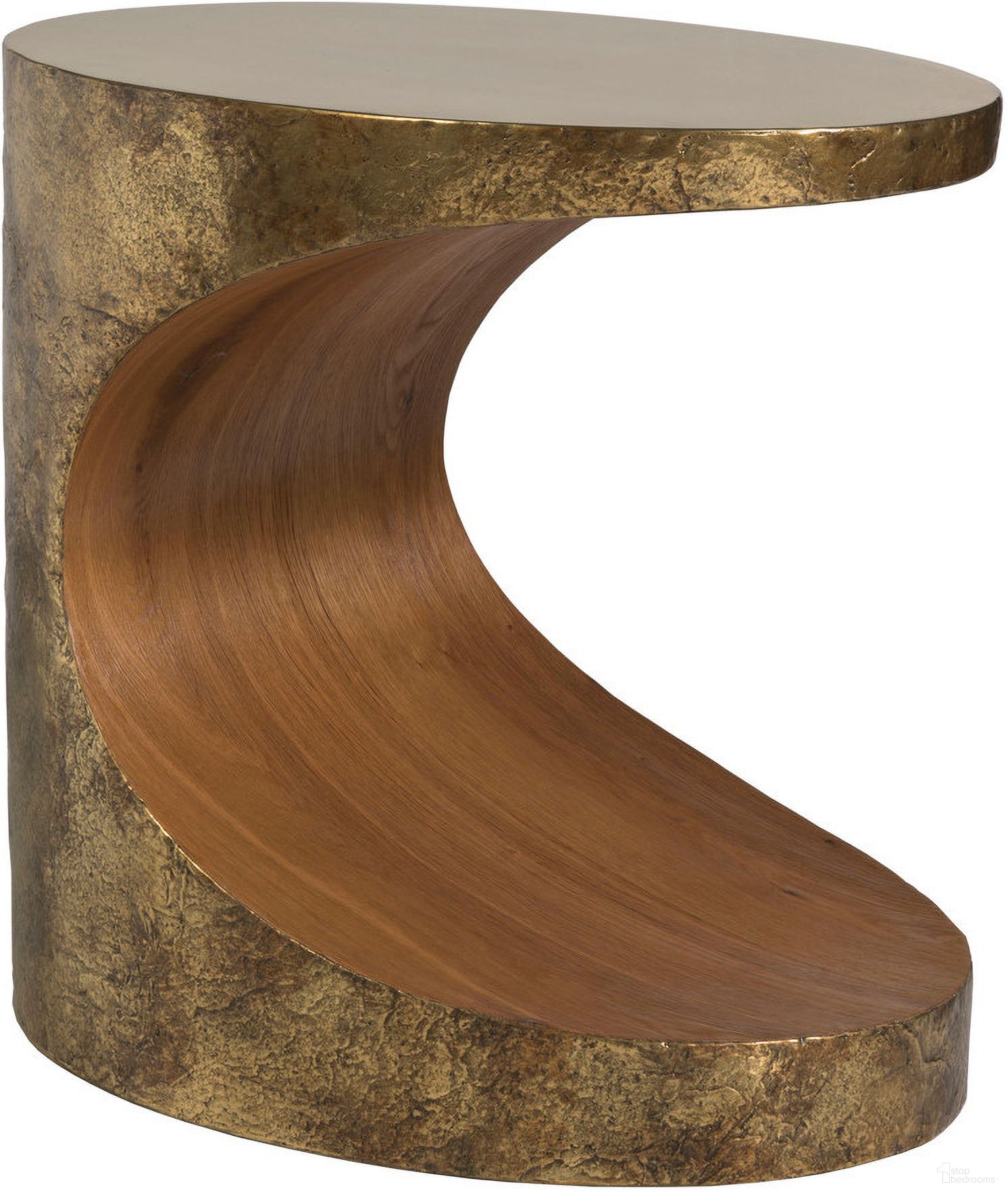 The appearance of Signature Designs Thornton Oval Side Table In Bronze designed by Artistica Home in the modern / contemporary interior design. This bronze piece of furniture was selected by 1StopBedrooms from Signature Designs Collection to add a touch of cosiness and style into your home. Sku: 2247-950. Material: Other.