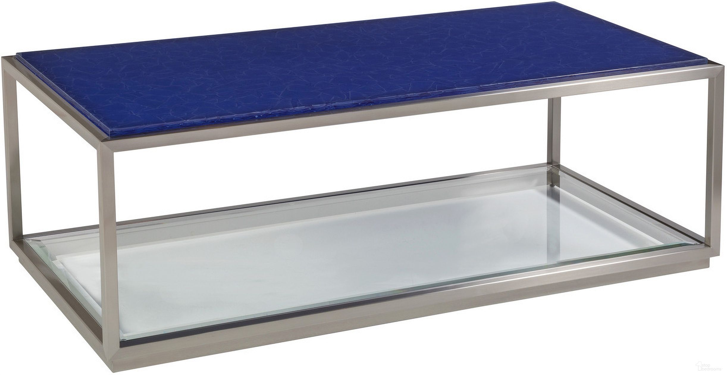 The appearance of Signature Designs Ultramarine Rectangular Cocktail Table In Stainless Steel designed by Artistica Home in the modern / contemporary interior design. This stainless steel piece of furniture was selected by 1StopBedrooms from Signature Designs Collection to add a touch of cosiness and style into your home. Sku: 2288-945C. Material: Metal.