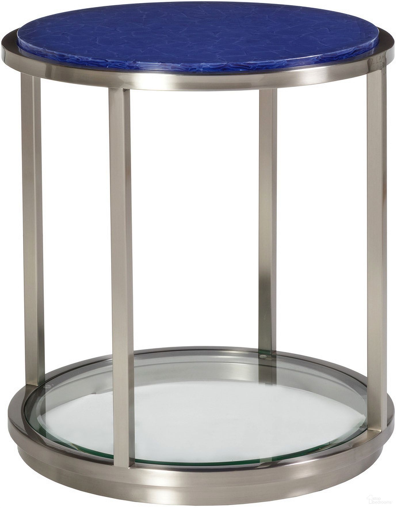 The appearance of Signature Designs Ultramarine Round End Table In Stainless Steel designed by Artistica Home in the modern / contemporary interior design. This stainless steel piece of furniture was selected by 1StopBedrooms from Signature Designs Collection to add a touch of cosiness and style into your home. Sku: 2288-953. Material: Metal.