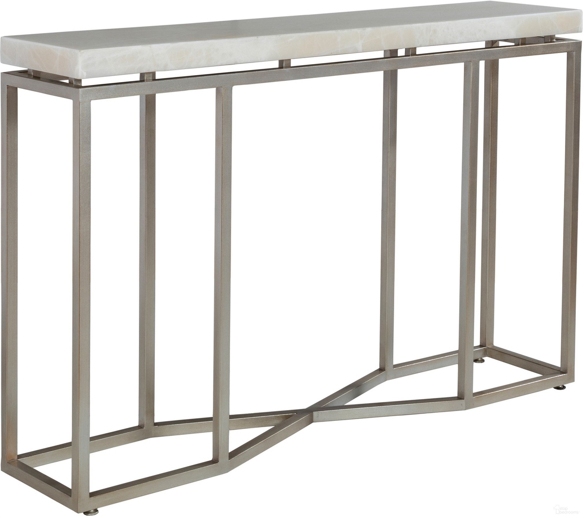 The appearance of Signature Designs Vara Console Table In Champagne designed by Artistica Home in the modern / contemporary interior design. This champagne piece of furniture was selected by 1StopBedrooms from Signature Designs Collection to add a touch of cosiness and style into your home. Sku: 2341-966. Material: Metal.
