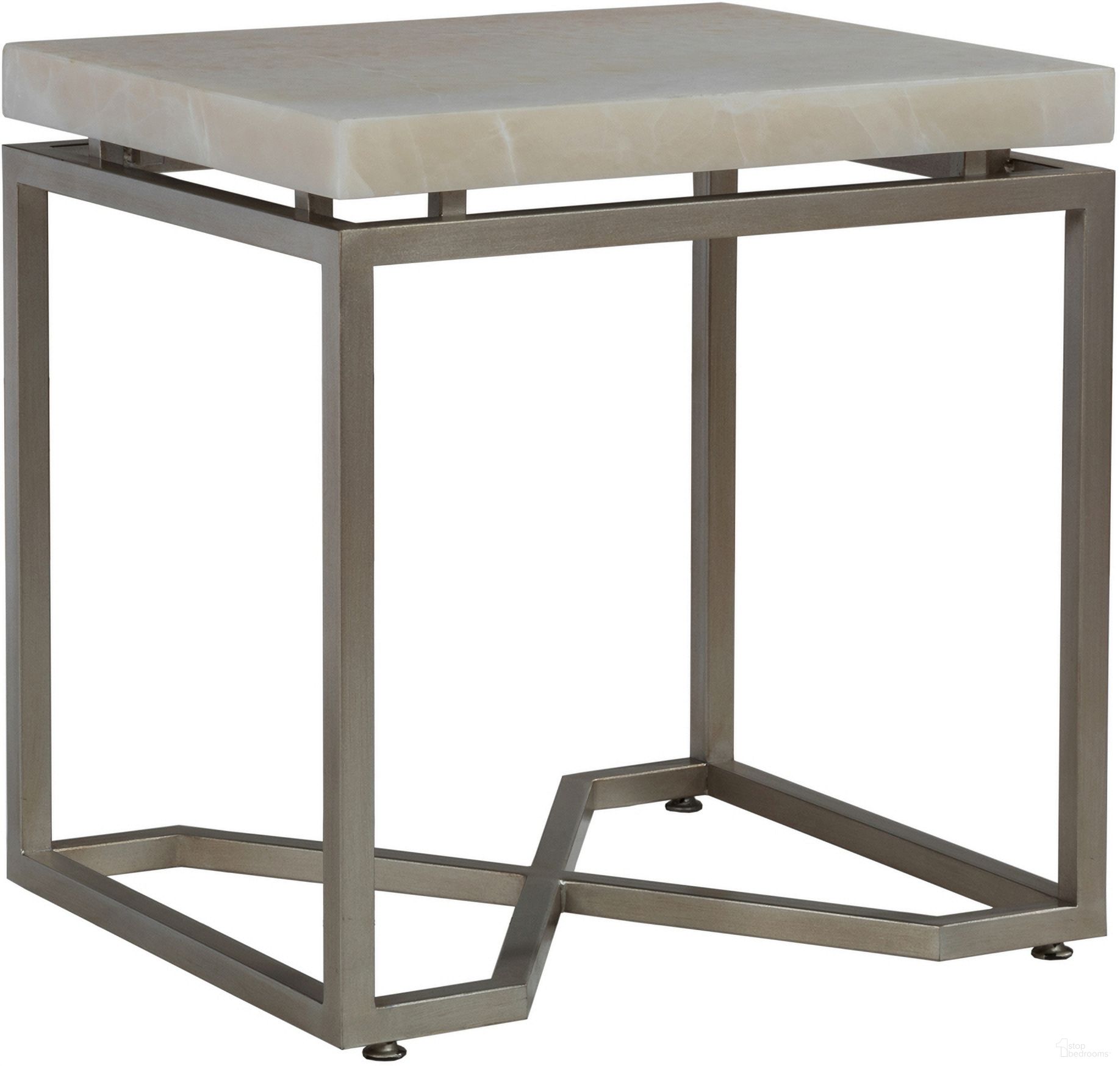 The appearance of Signature Designs Vara Rectangular End Table In Champagne designed by Artistica Home in the modern / contemporary interior design. This champagne piece of furniture  was selected by 1StopBedrooms from Signature Designs Collection to add a touch of cosiness and style into your home. Sku: 2341-955. Material: Metal.