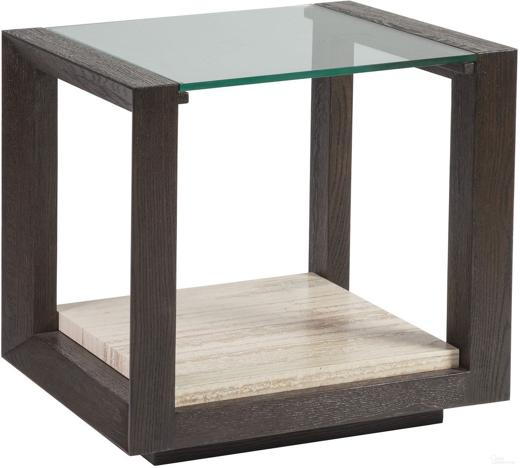 The appearance of Signature Designs Venerato Rectangular End Table In Mocha designed by Artistica Home in the modern / contemporary interior design. This mocha piece of furniture  was selected by 1StopBedrooms from Signature Designs Collection to add a touch of cosiness and style into your home. Sku: 2270-955. Material: Wood.