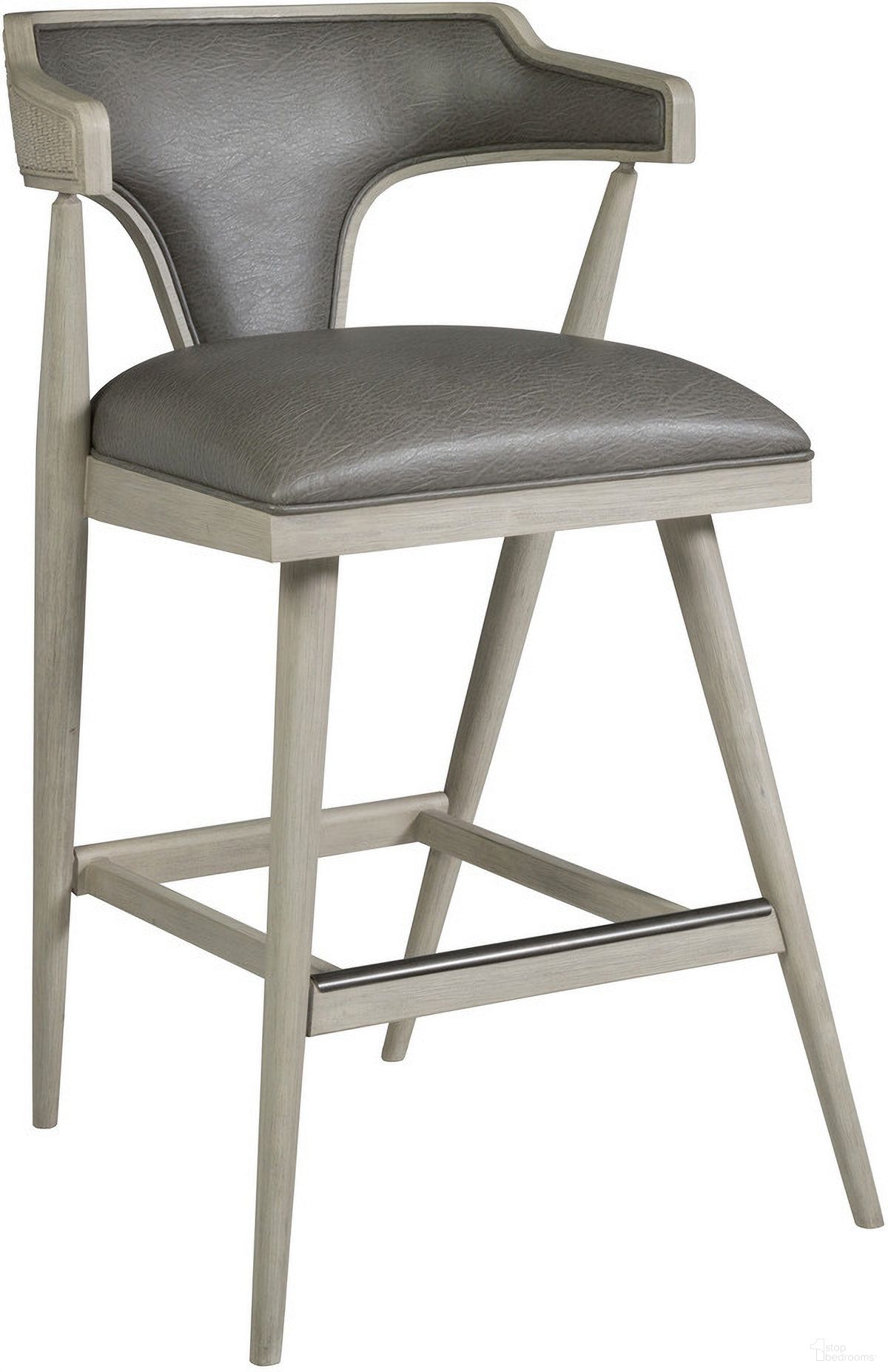The appearance of Signature Designs Arne Barstool In Antiqued White designed by Artistica Home in the modern / contemporary interior design. This antiqued white piece of furniture  was selected by 1StopBedrooms from Signature Designs Collection to add a touch of cosiness and style into your home. Sku: 2101-896-01. Material: Wood.