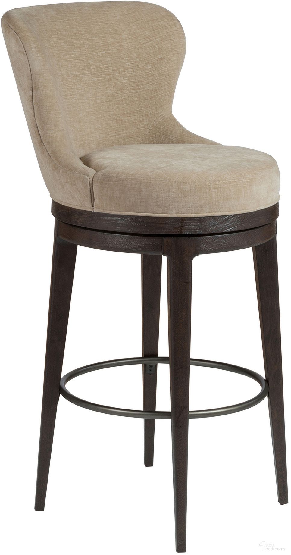 The appearance of Signature Designs Willa Swivel Barstool In Mocha designed by Artistica Home in the transitional interior design. This mocha piece of furniture was selected by 1StopBedrooms from Signature Designs Collection to add a touch of cosiness and style into your home. Sku: 2325-896-01. Material: Wood.