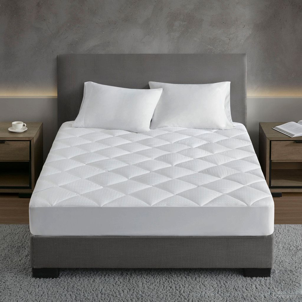 The appearance of Signature Dobby Cotton Waterproof King Mattress Pad In White designed by Olliix in the modern / contemporary interior design. This white piece of furniture was selected by 1StopBedrooms from Signature Collection to add a touch of cosiness and style into your home. Sku: CC16-0020. Bed Size: King. Material: Cotton. Mattress Size: King.