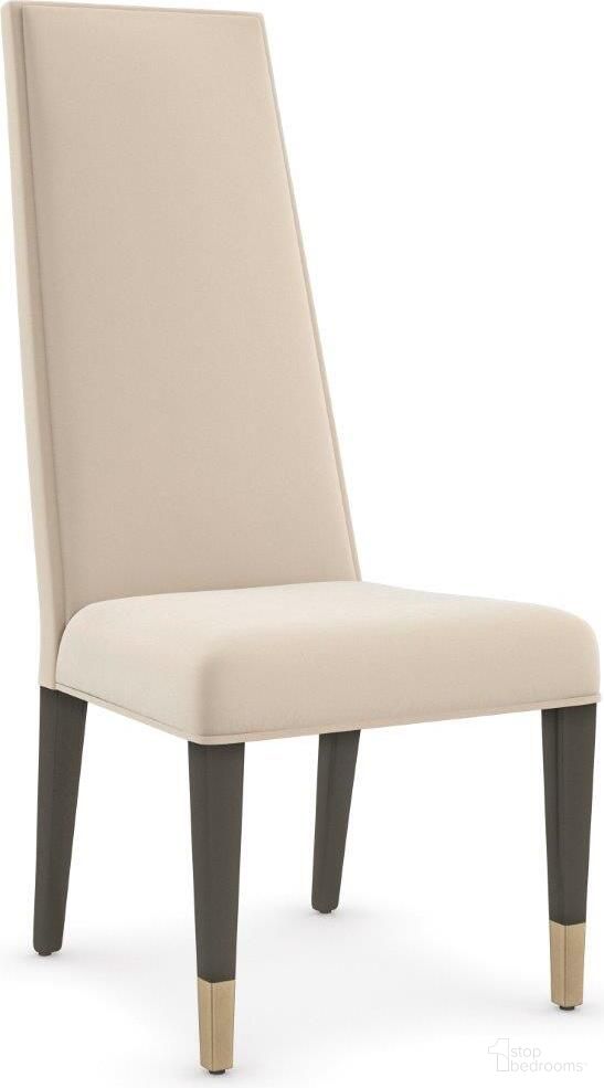 The appearance of Caracole Signature Metropolitan The Masters Dining Side Chair designed by Caracole in the modern / contemporary interior design. This chocolate and gold piece of furniture was selected by 1StopBedrooms from Signature Metropolitan Collection to add a touch of cosiness and style into your home. Sku: SIG-021-281. Material: Wood. Chair Type: Side Chair.