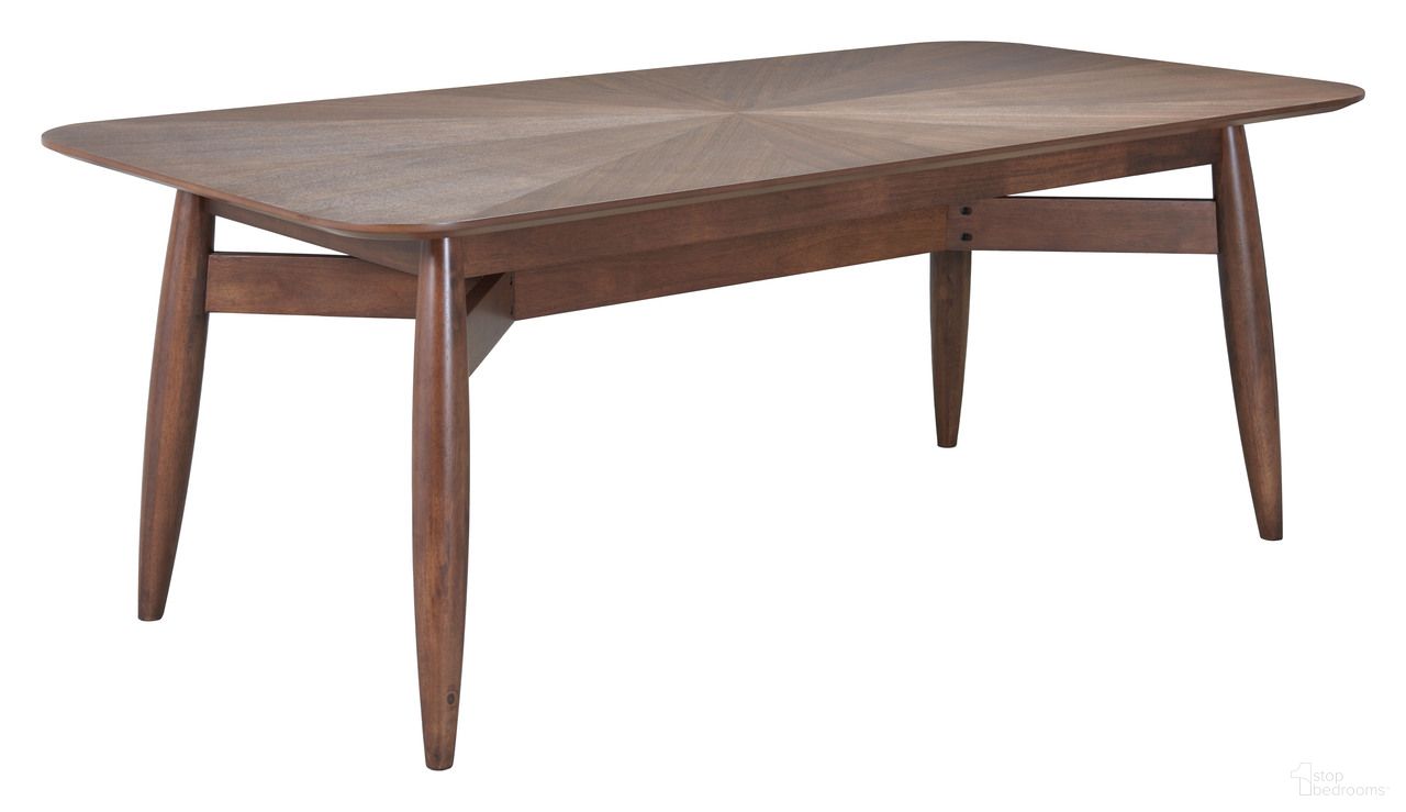 The appearance of Silea Rectangular Dining Table In Espresso designed by Zuo Modern in the modern / contemporary interior design. This espresso piece of furniture  was selected by 1StopBedrooms from Silea Collection to add a touch of cosiness and style into your home. Sku: 110506. Table Base Style: Legs. Table Top Shape: Rectangular. Material: Rubberwood. Size: 40" x 78".