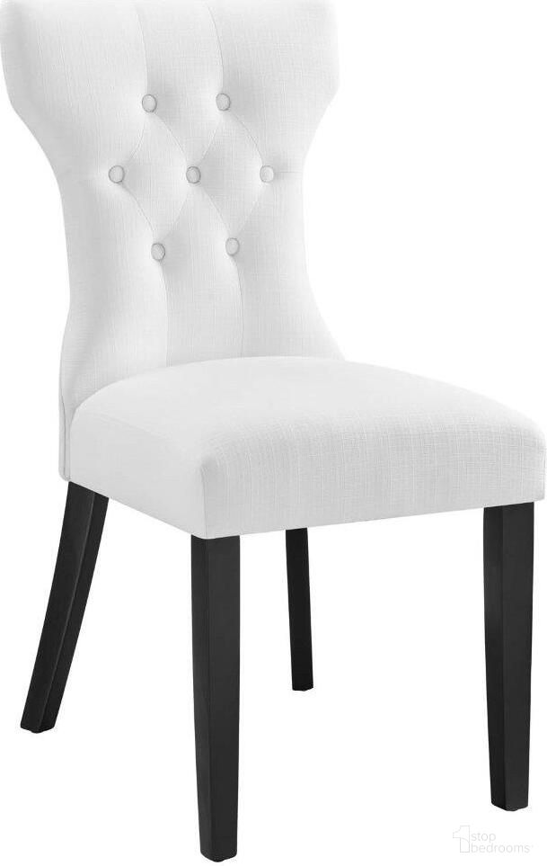 Silhouette White Dining Side Chair
