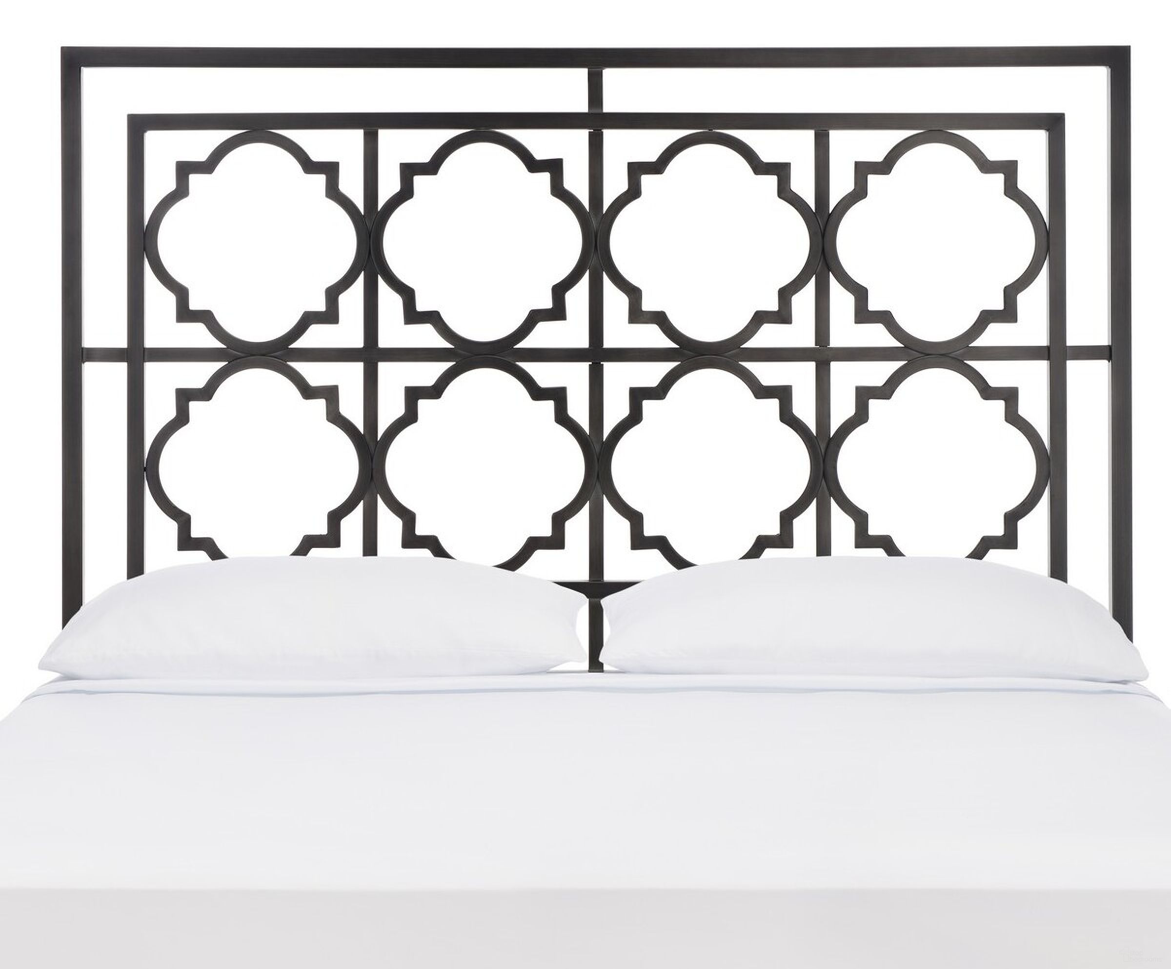Silva Antique Iron Metal Queen Headboard