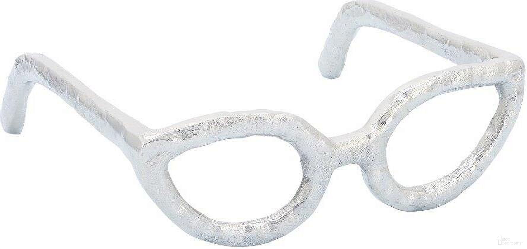 Silver Glasses Sculpture