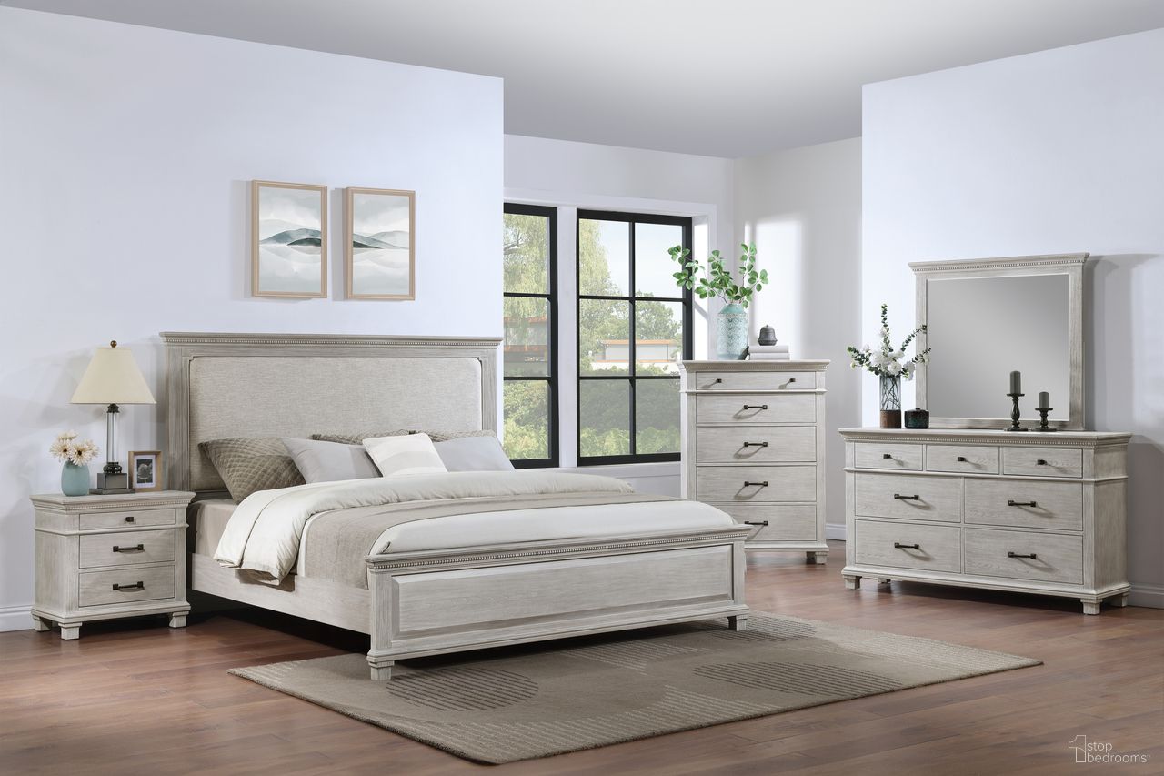 Silver Sands Panel Bedroom Set In Gray