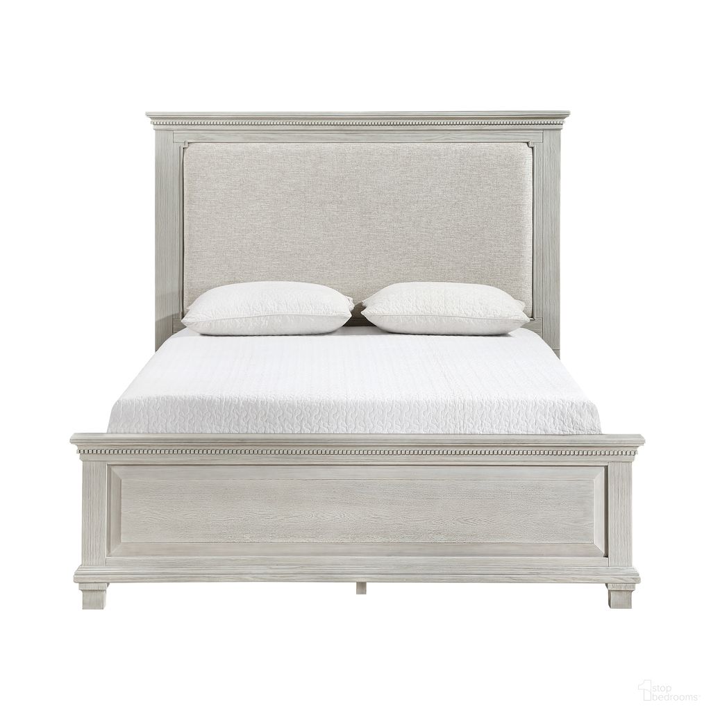 Silver Sands Queen Panel Bed In Gray