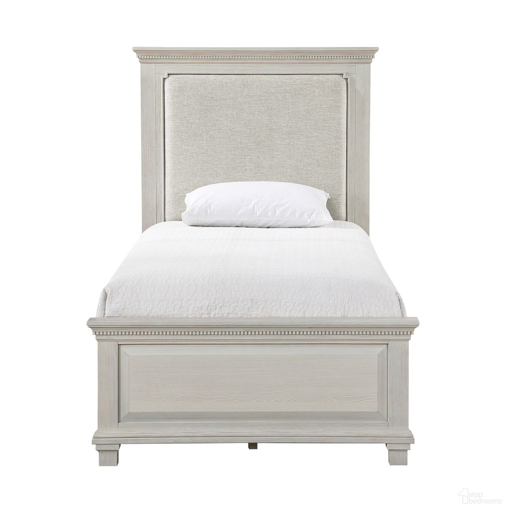 Silver Sands Twin Panel Bed in Gray