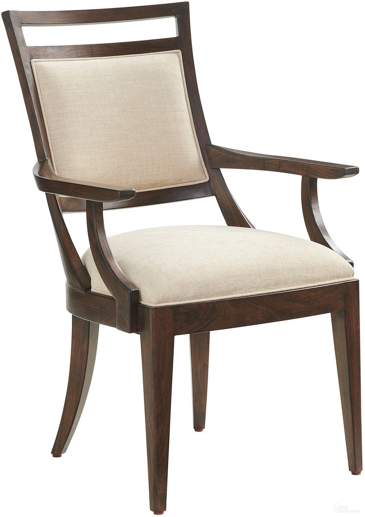 The appearance of Silverado Driscoll Arm Chair In Montecito 01-0740-881-01 designed by Lexington in the transitional interior design. This montecito piece of furniture was selected by 1StopBedrooms from Silverado Collection to add a touch of cosiness and style into your home. Sku: 740-881-01. Material: Wood. Chair Type: Arm Chair.