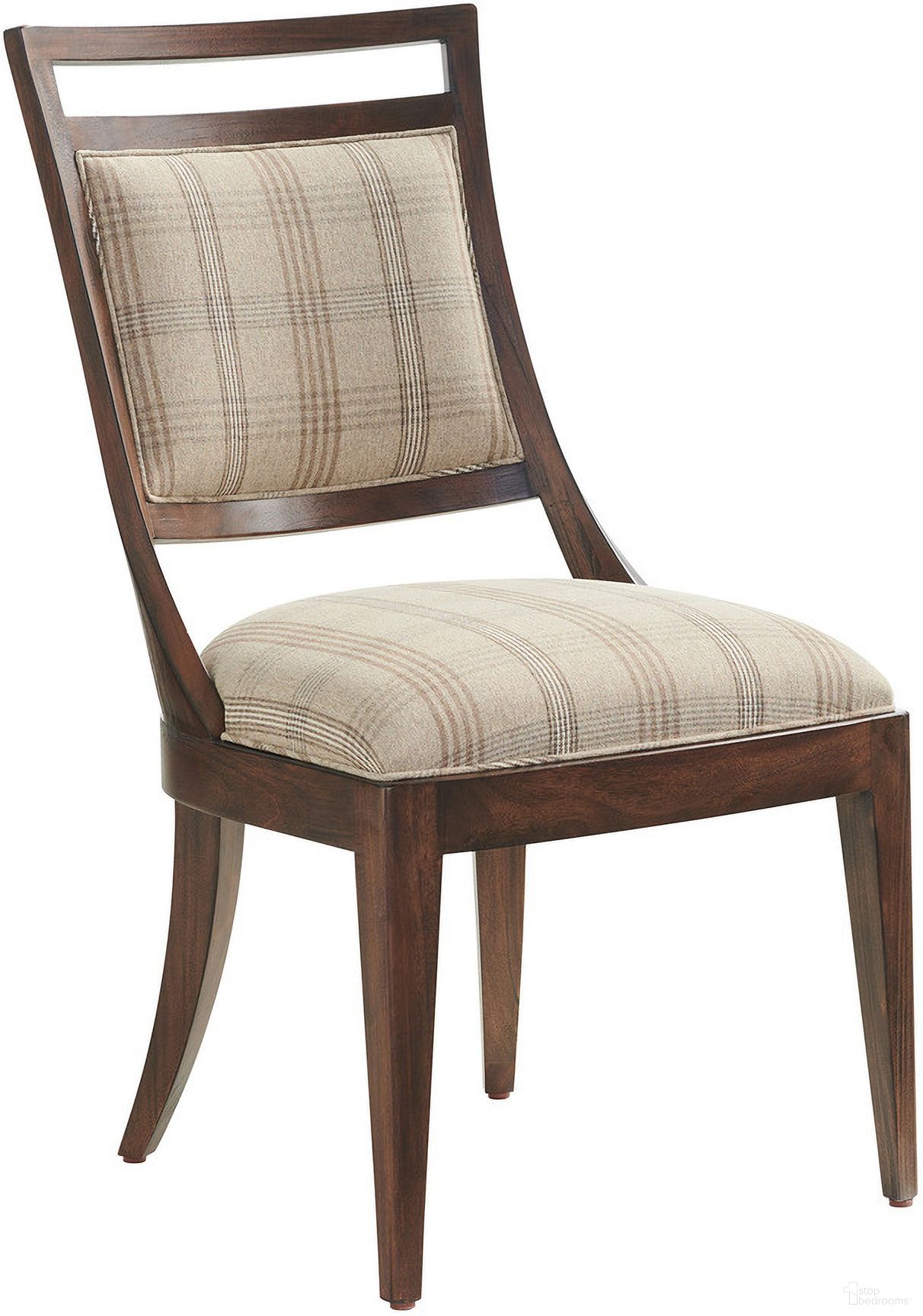 The appearance of Silverado Driscoll Side Chair In Montecito designed by Lexington in the transitional interior design. This montecito piece of furniture was selected by 1StopBedrooms from Silverado Collection to add a touch of cosiness and style into your home. Sku: 740-880-40. Chair Type: Side Chair.