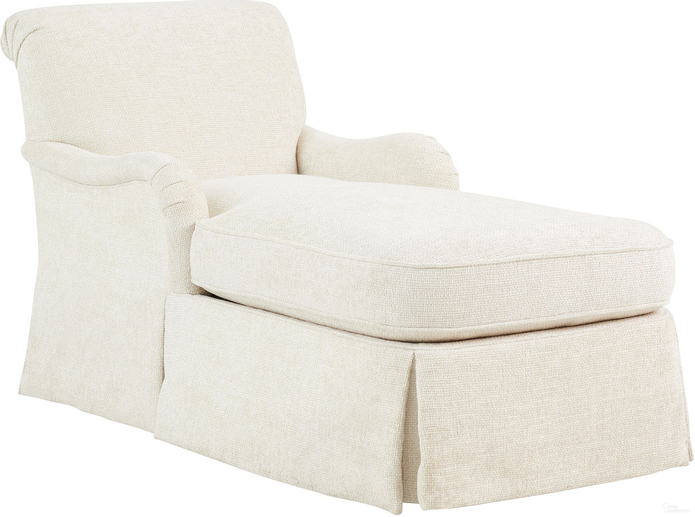 The appearance of Silverado Leanne Chaise designed by Lexington in the traditional interior design. This beige/tan piece of furniture was selected by 1StopBedrooms from Silverado Collection to add a touch of cosiness and style into your home. Sku: 7942-77-40.